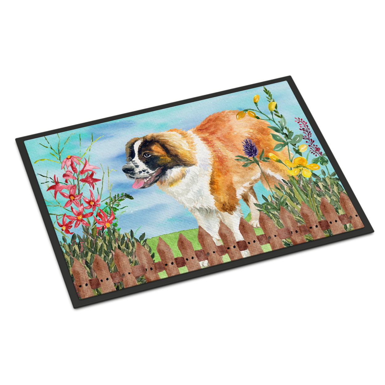 Saint Bernard Spring Indoor or Outdoor Mat - 18 x 27 in.