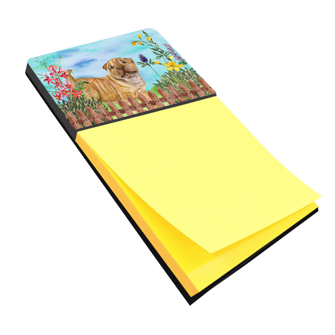Shar Pei Puppy Spring Sticky Note Holder