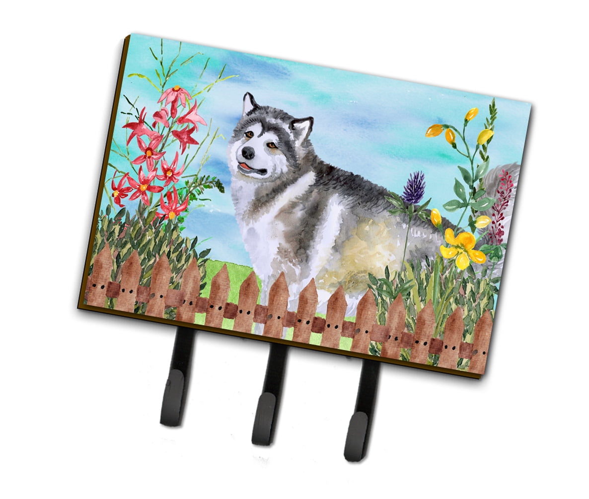 Alaskan Malamute Spring Leash or Key Holder