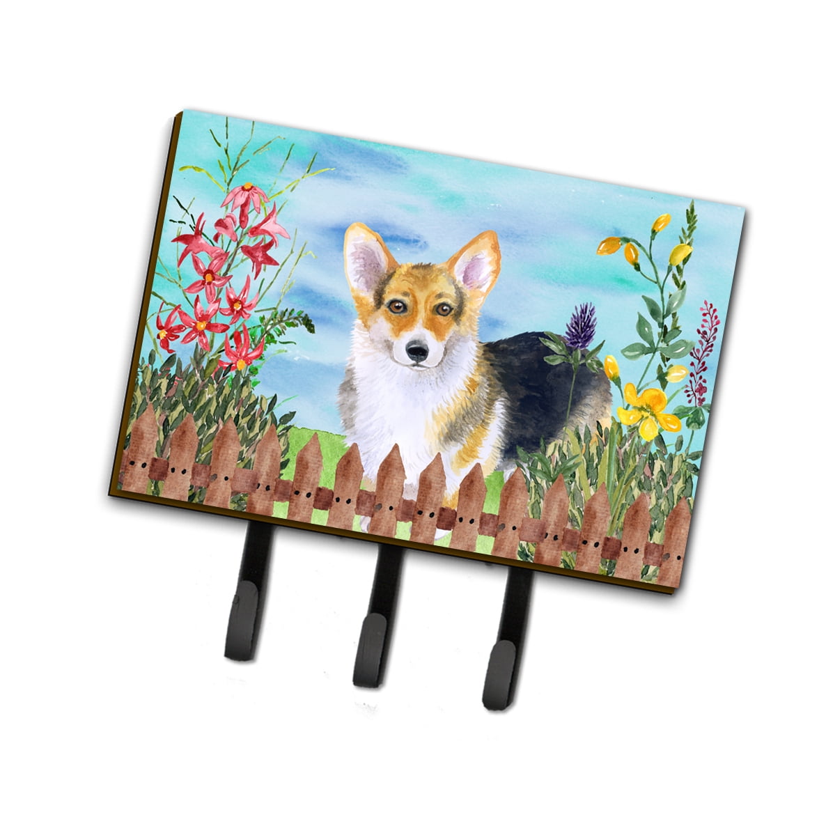 Pembroke Corgi Spring Leash or Key Holder
