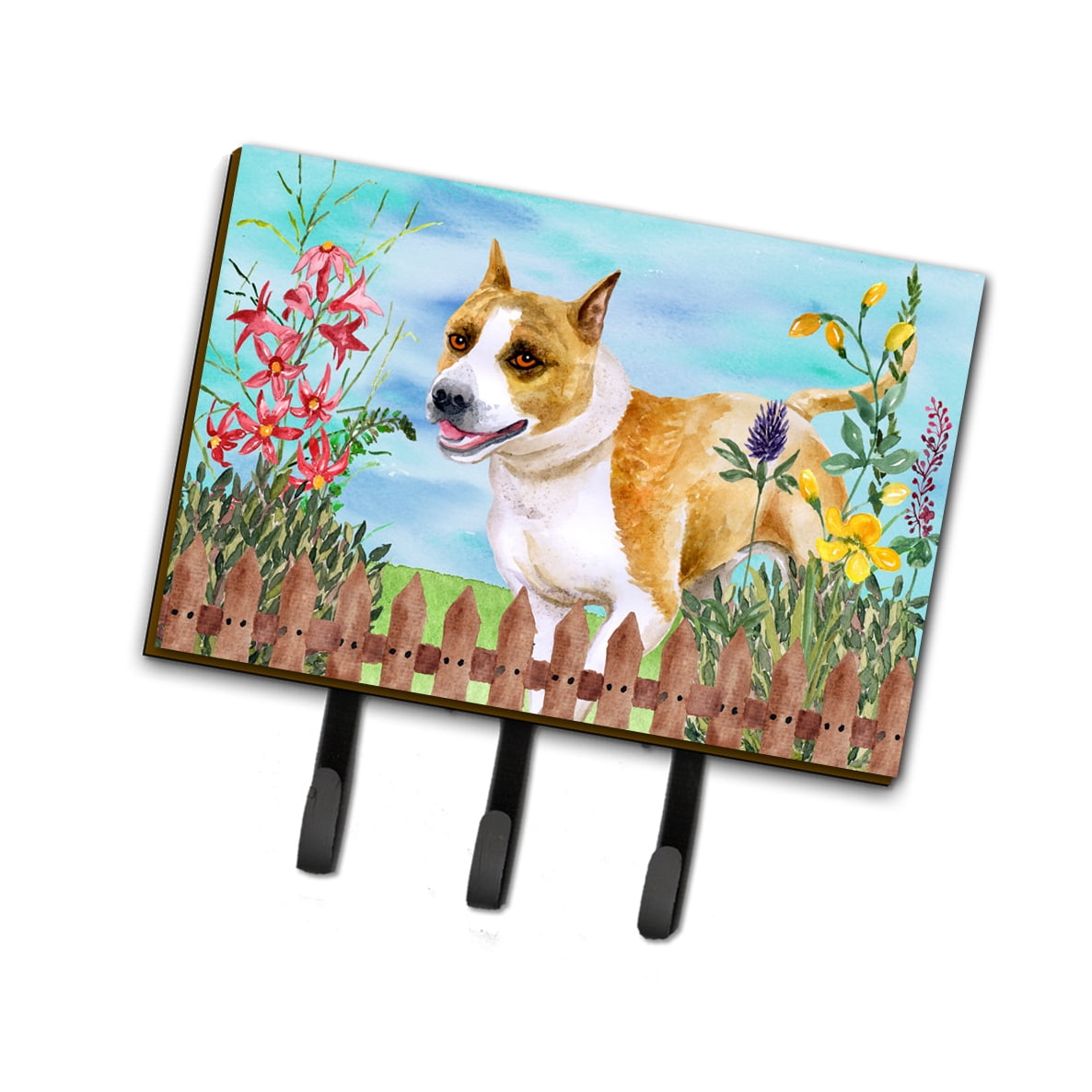American Staffordshire Spring Leash or Key Holder