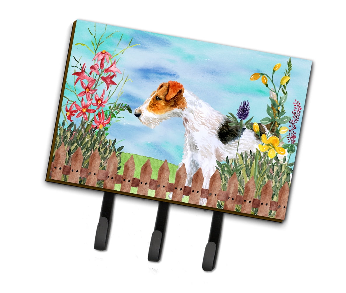 Fox Terrier Spring Leash or Key Holder