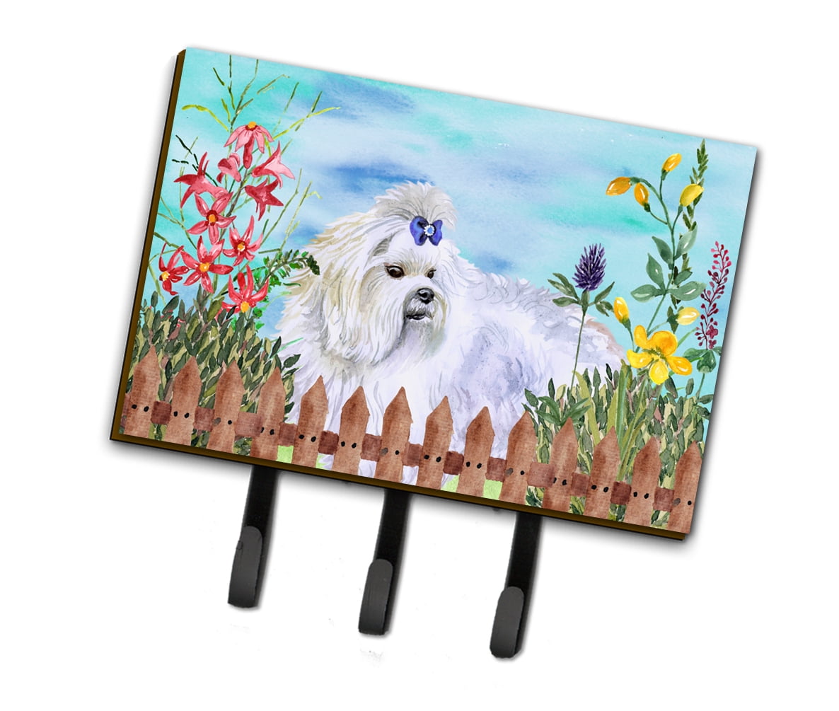 Maltese Spring Leash or Key Holder