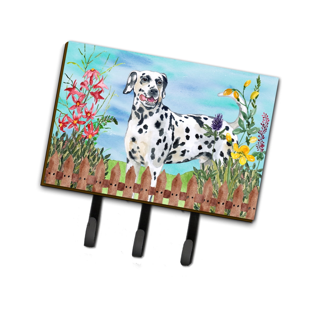 Dalmatian Spring Leash or Key Holder