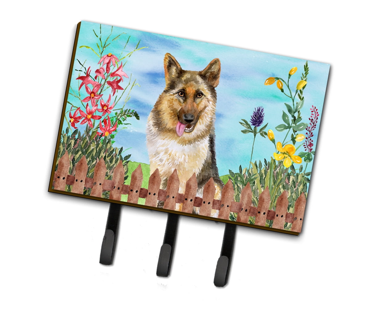 German Shepherd Spring Leash or Key Holder