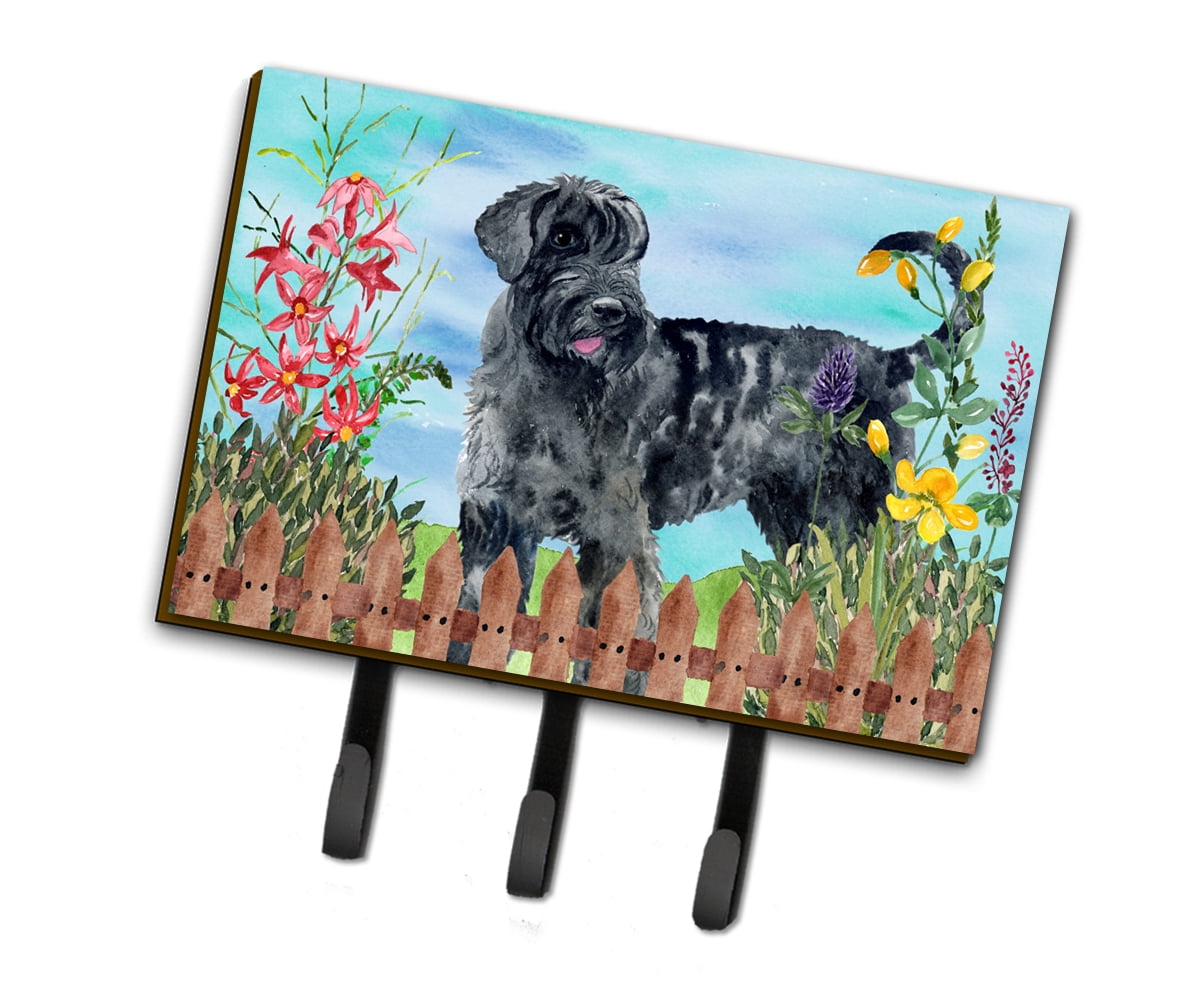 Giant Schnauzer Spring Leash or Key Holder