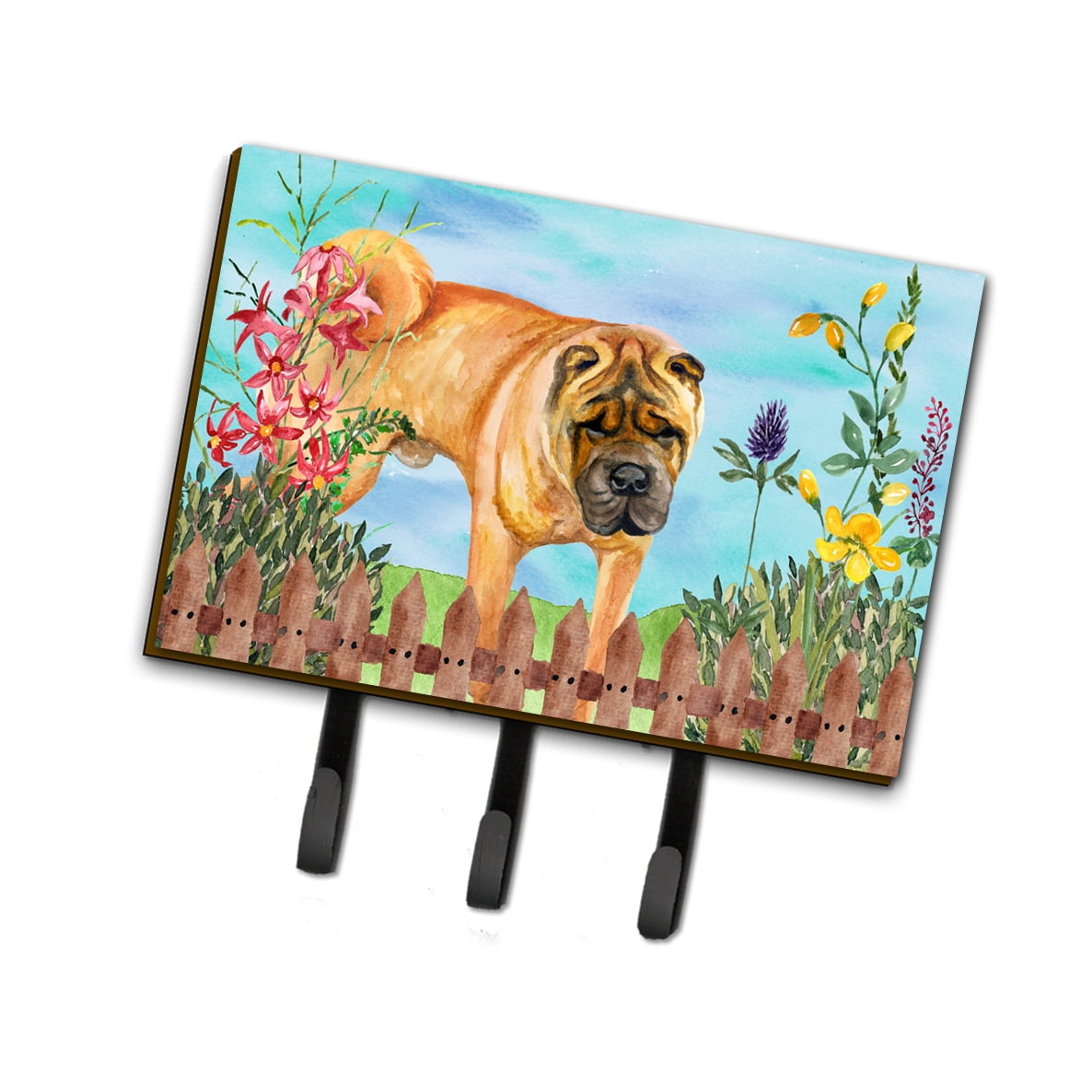 Shar Pei Spring Leash or Key Holder