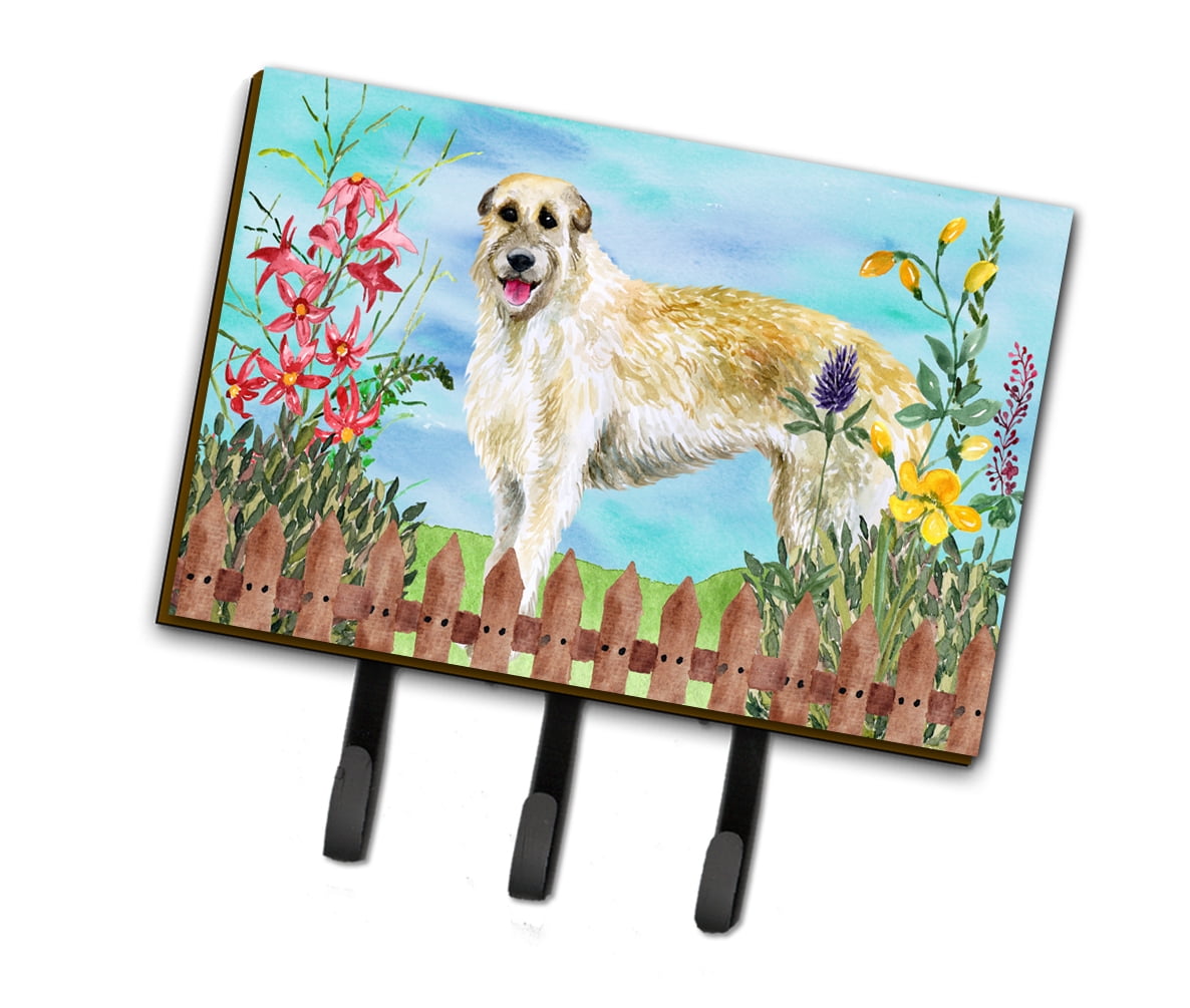 Irish Wolfhound Spring Leash or Key Holder