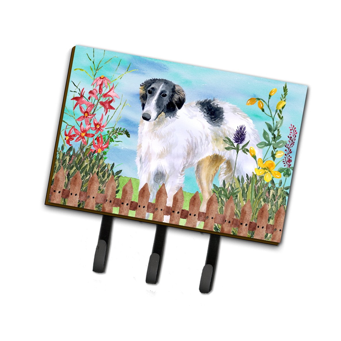 Borzoi Spring Leash or Key Holder