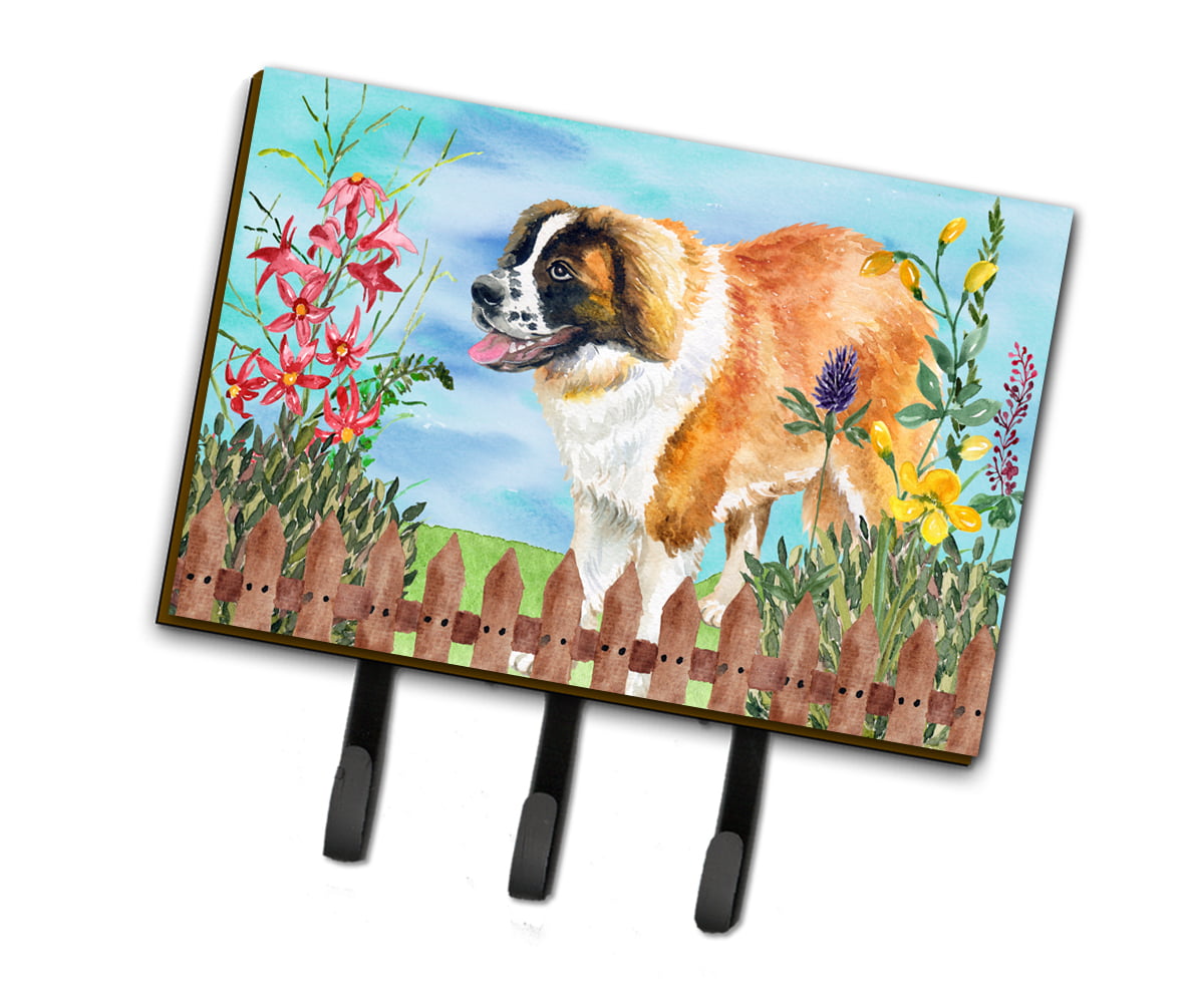 Saint Bernard Spring Leash or Key Holder