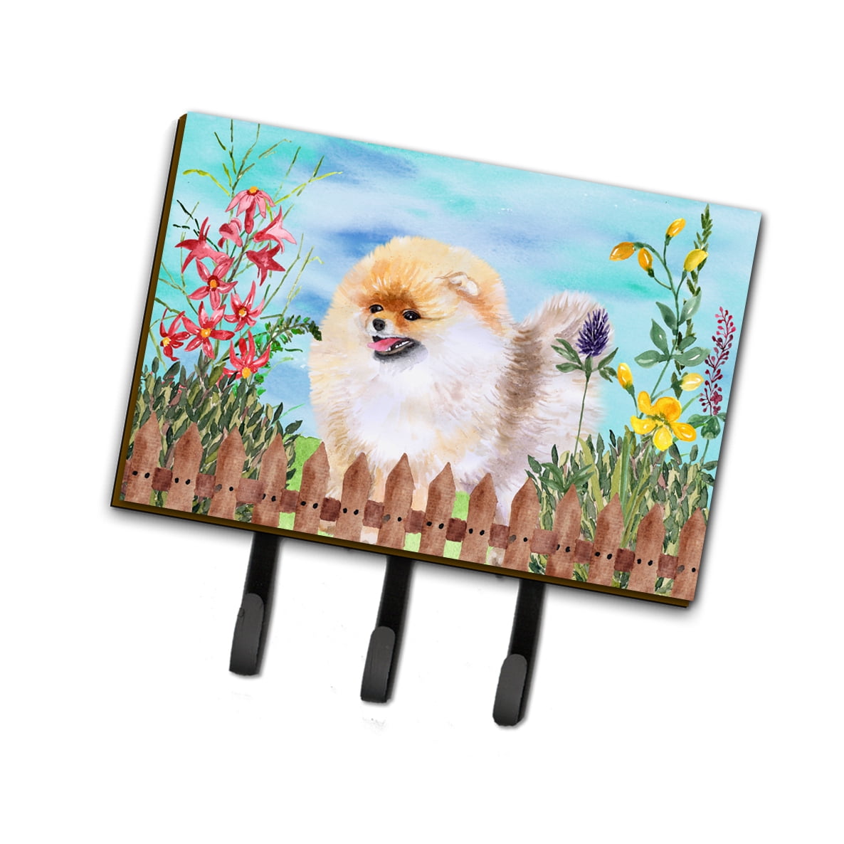 Pomeranian Spring Leash or Key Holder