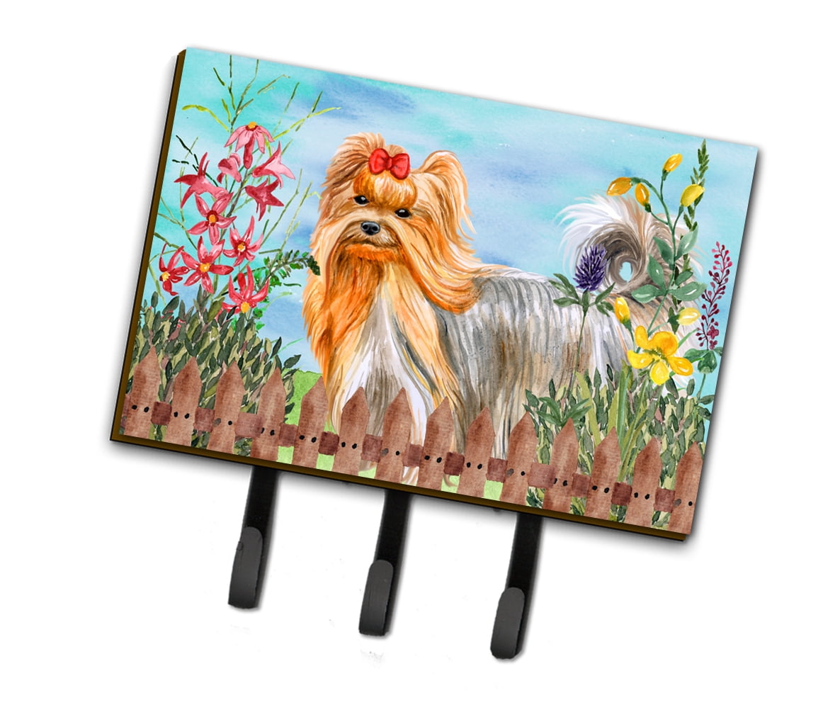 Yorkshire Terrier Spring Leash or Key Holder