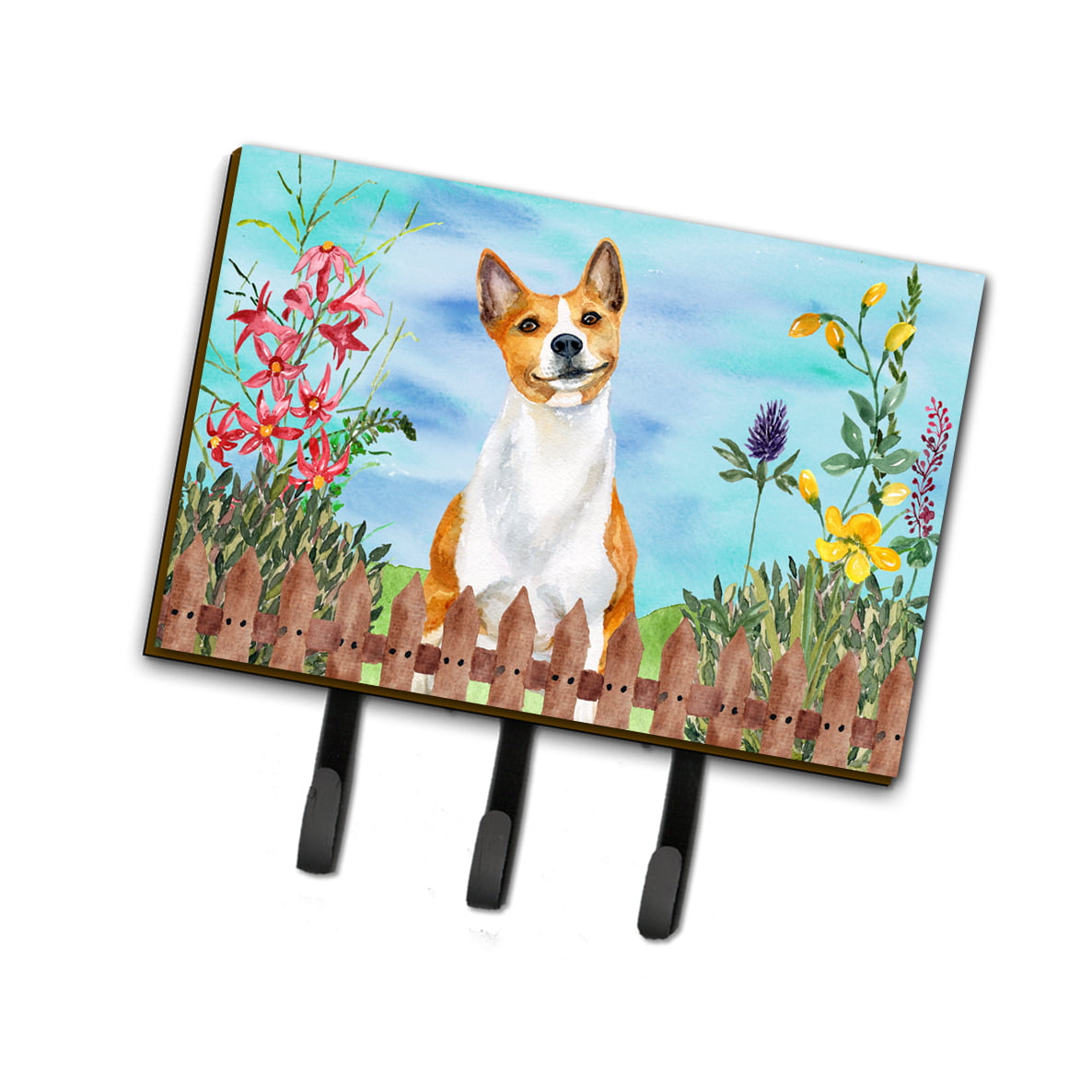 Basenji Spring Leash or Key Holder