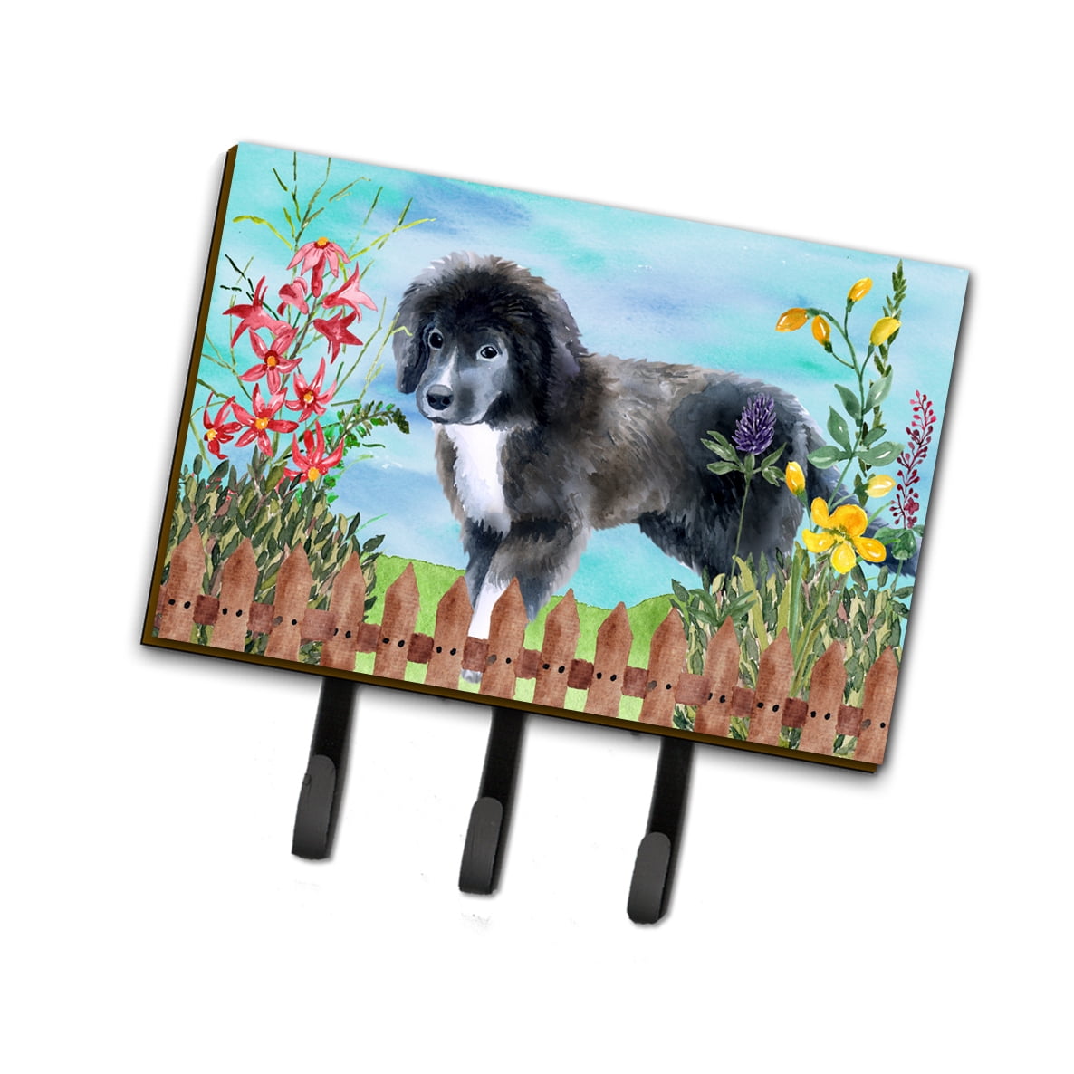 CK1261TH68 Newfoundland Puppy Spring Leash or Key Holder