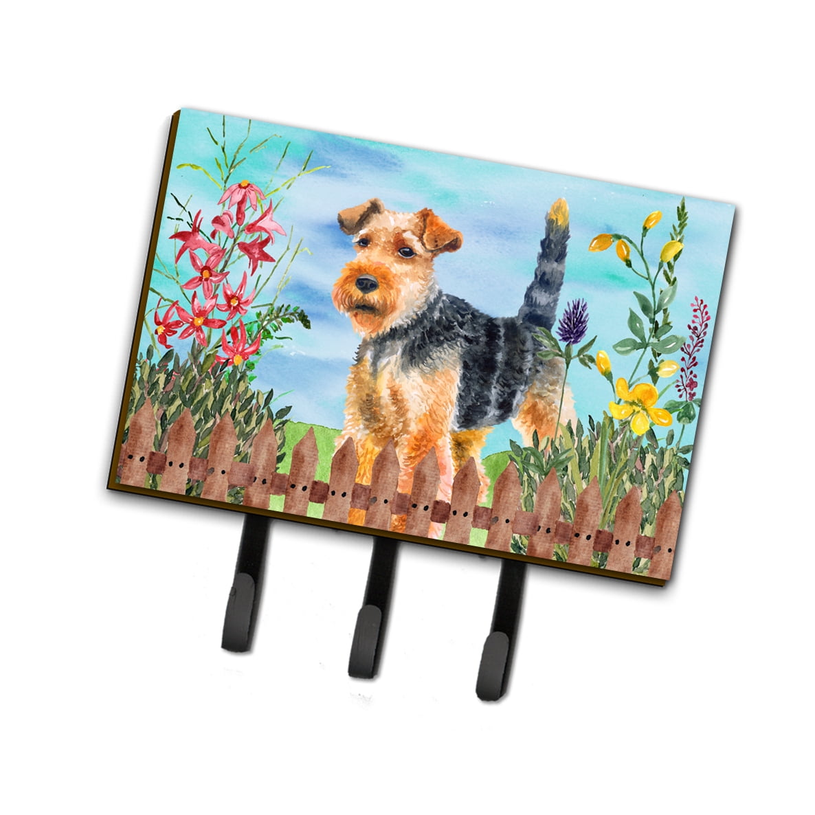 CK1262TH68 Welsh Terrier Spring Leash or Key Holder
