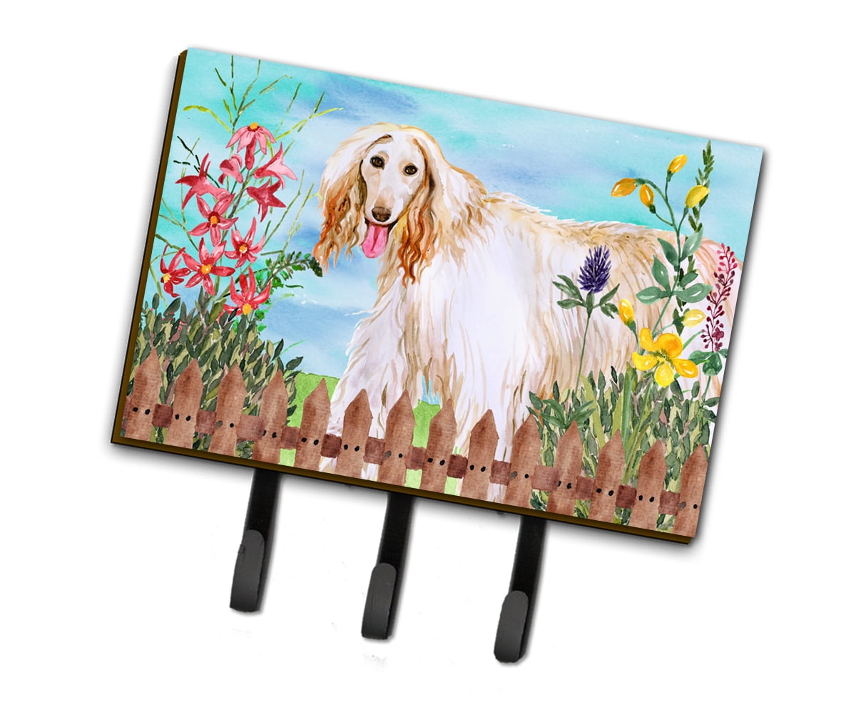 Afghan Hound Spring Leash or Key Holder