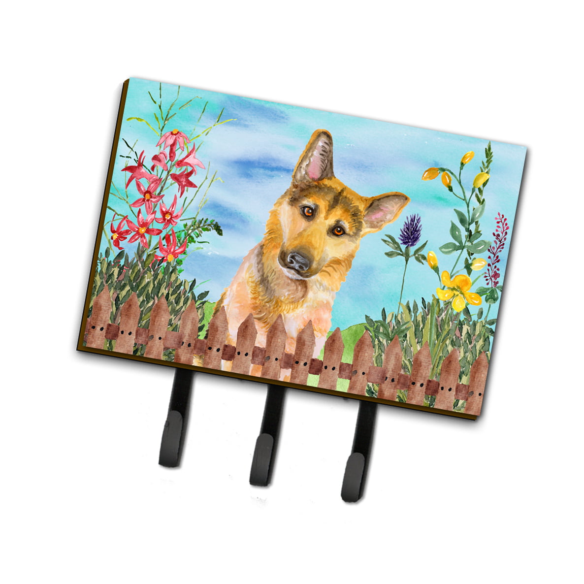 German Shepherd No.2 Spring Leash or Key Holder