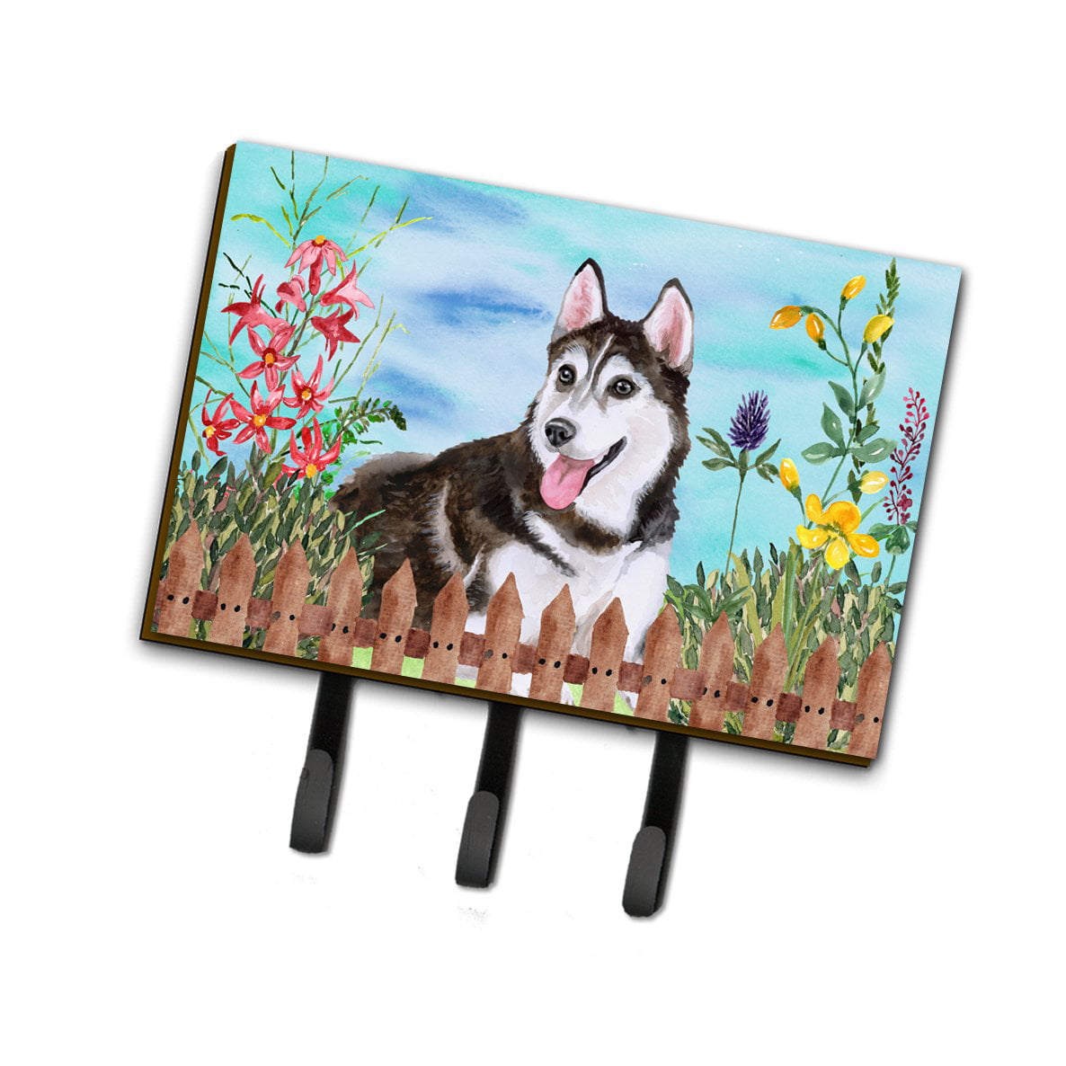 Siberian Husky No.2 Spring Leash or Key Holder