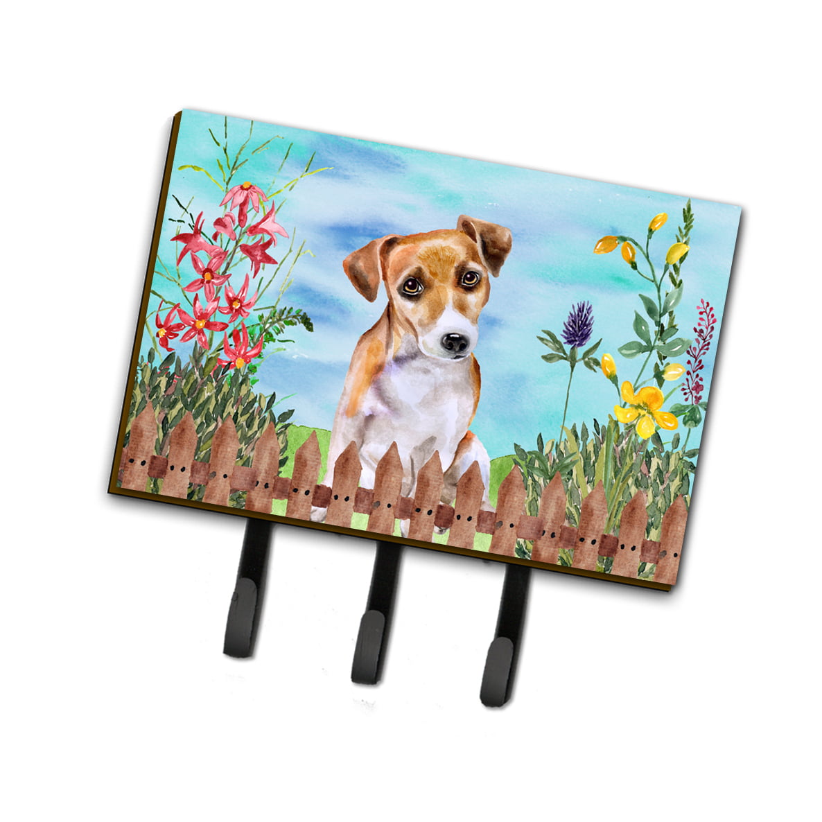 Jack Russell Terrier No.2 Spring Leash or Key Holder