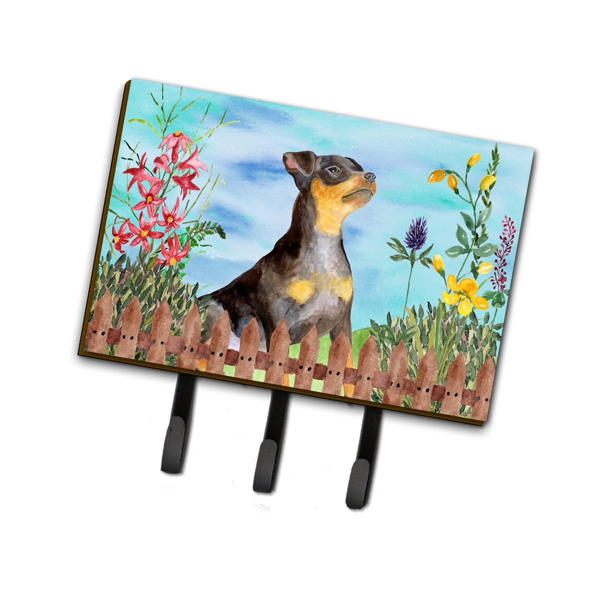 Miniature Pinscher No.2 Spring Leash or Key Holder