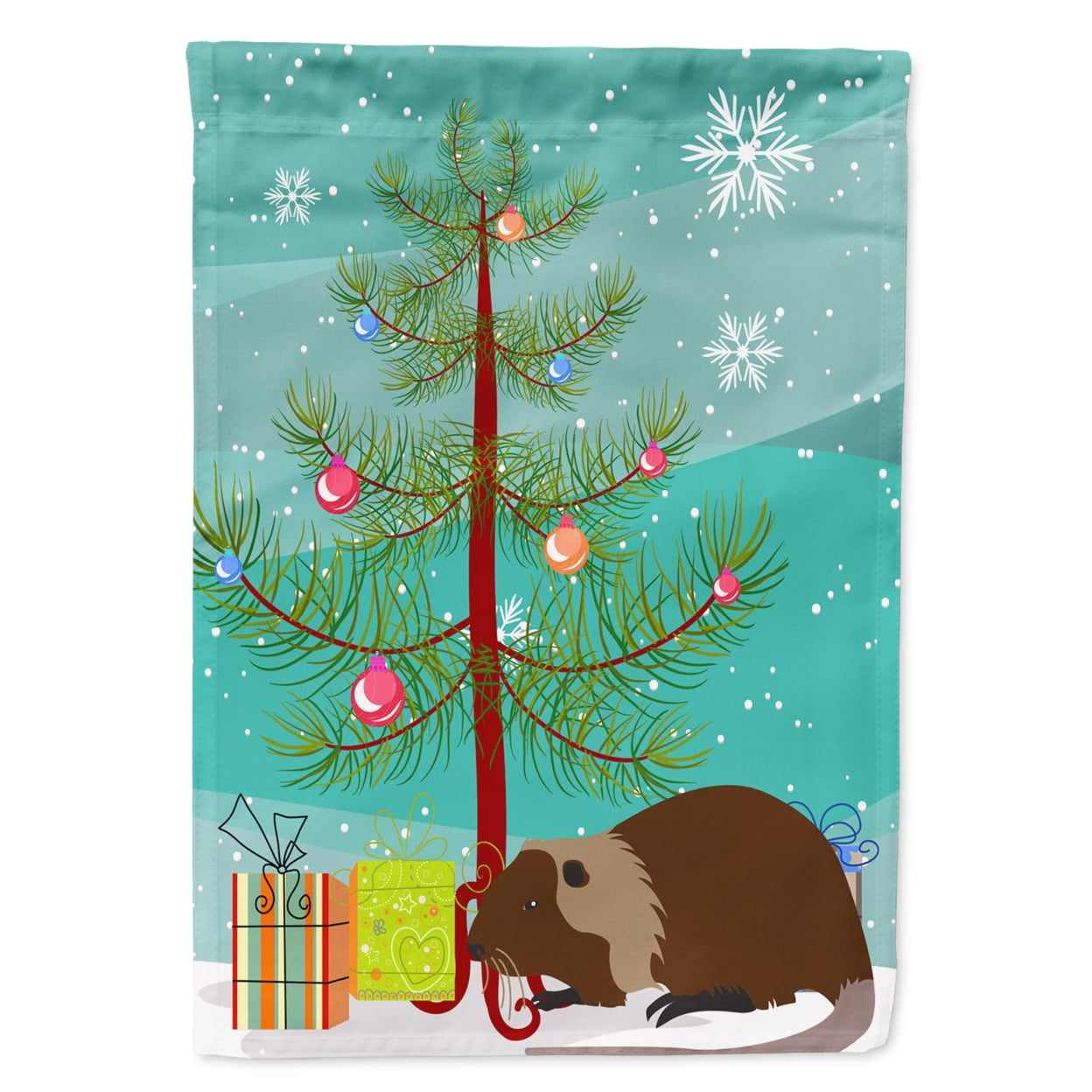 Coypu Nutria River Rat Christmas Flag Garden