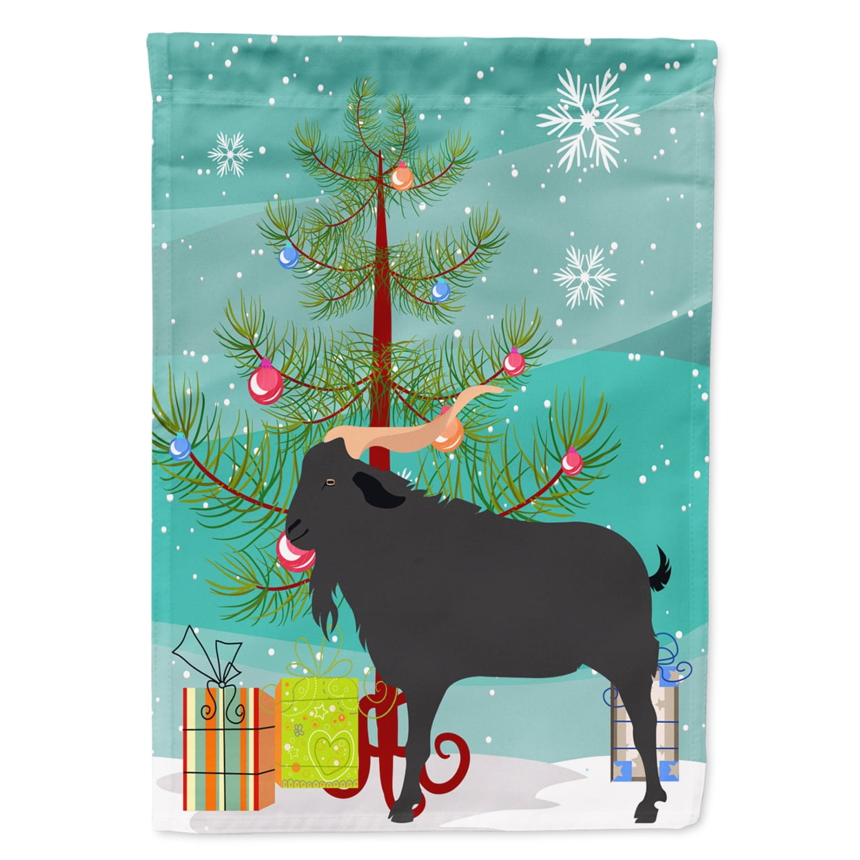 Verata Goat Christmas Flag Garden - Size