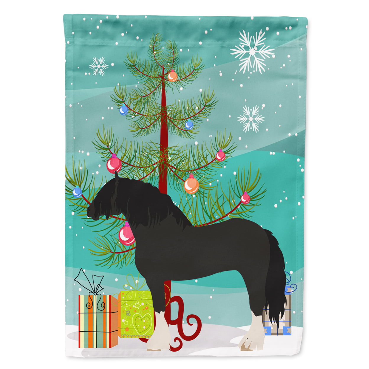 Pomeranian Rogener Goose Christmas Flag Garden - Size