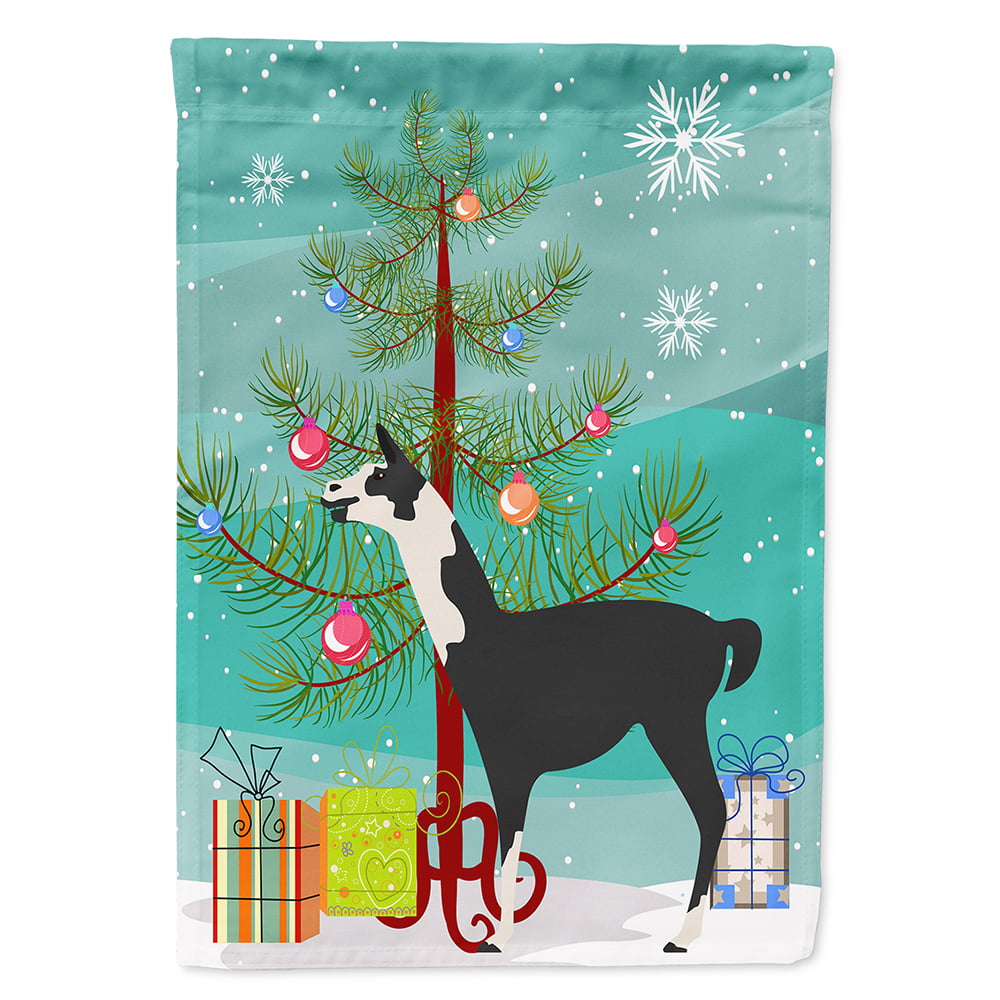 Llama Q Ara Christmas Flag Garden - Size