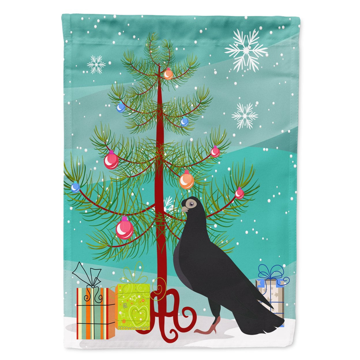 Budapest Highflyer Pigeon Christmas Flag Garden - Size