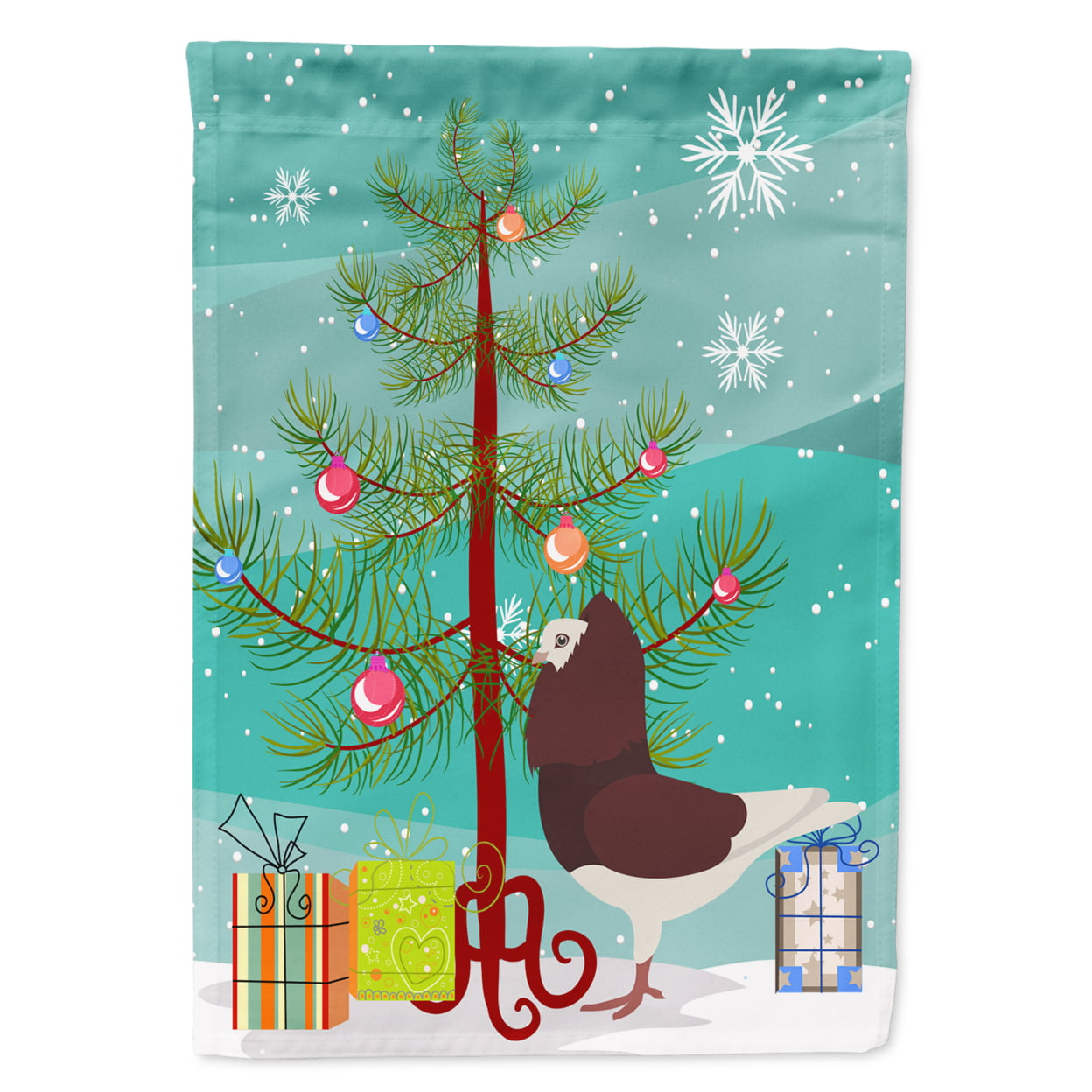 Capuchin Red Pigeon Christmas Flag Garden