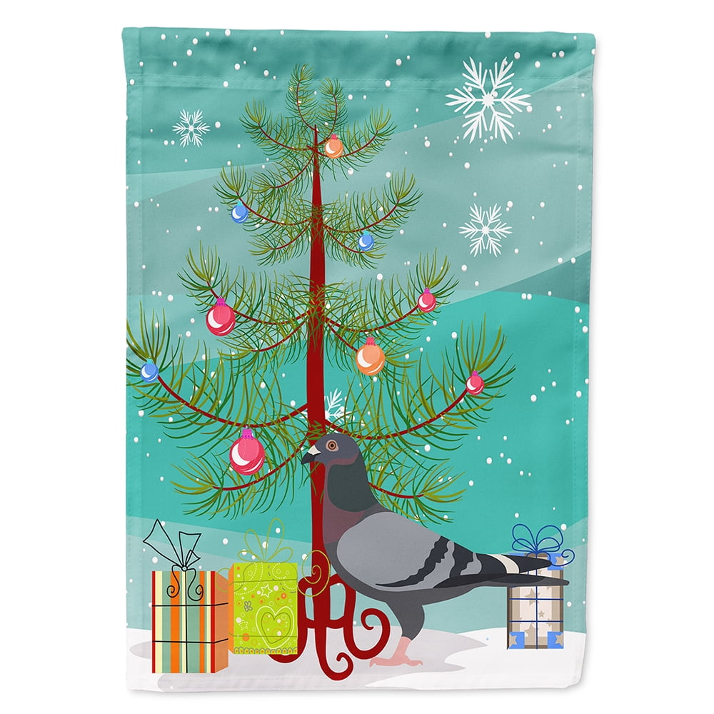 Racing Pigeon Christmas Flag Garden