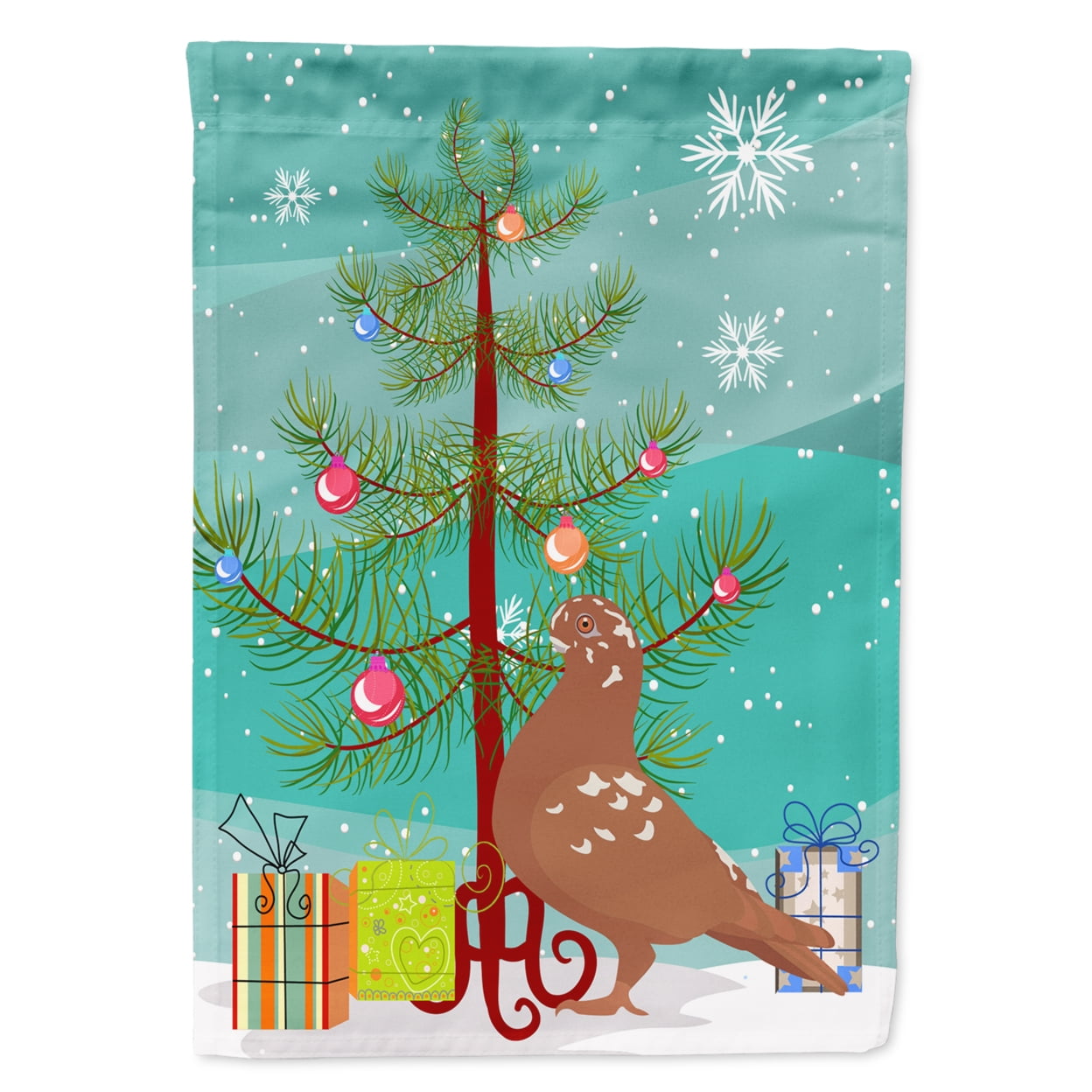 African Owl Pigeon Christmas Flag Garden