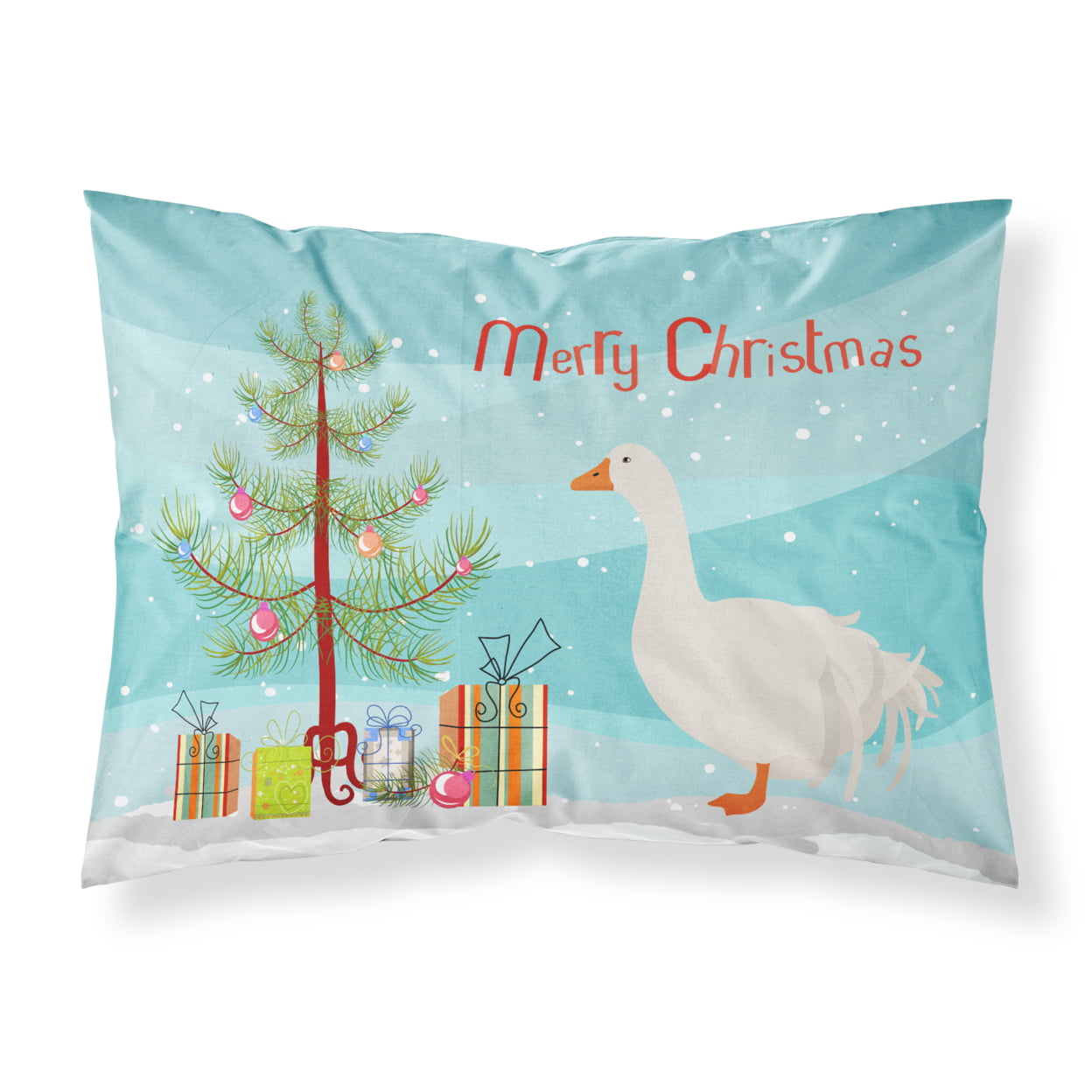 BB9269PILLOWCASE Sebastopol Goose Christmas Fabric Standard Pillowcase