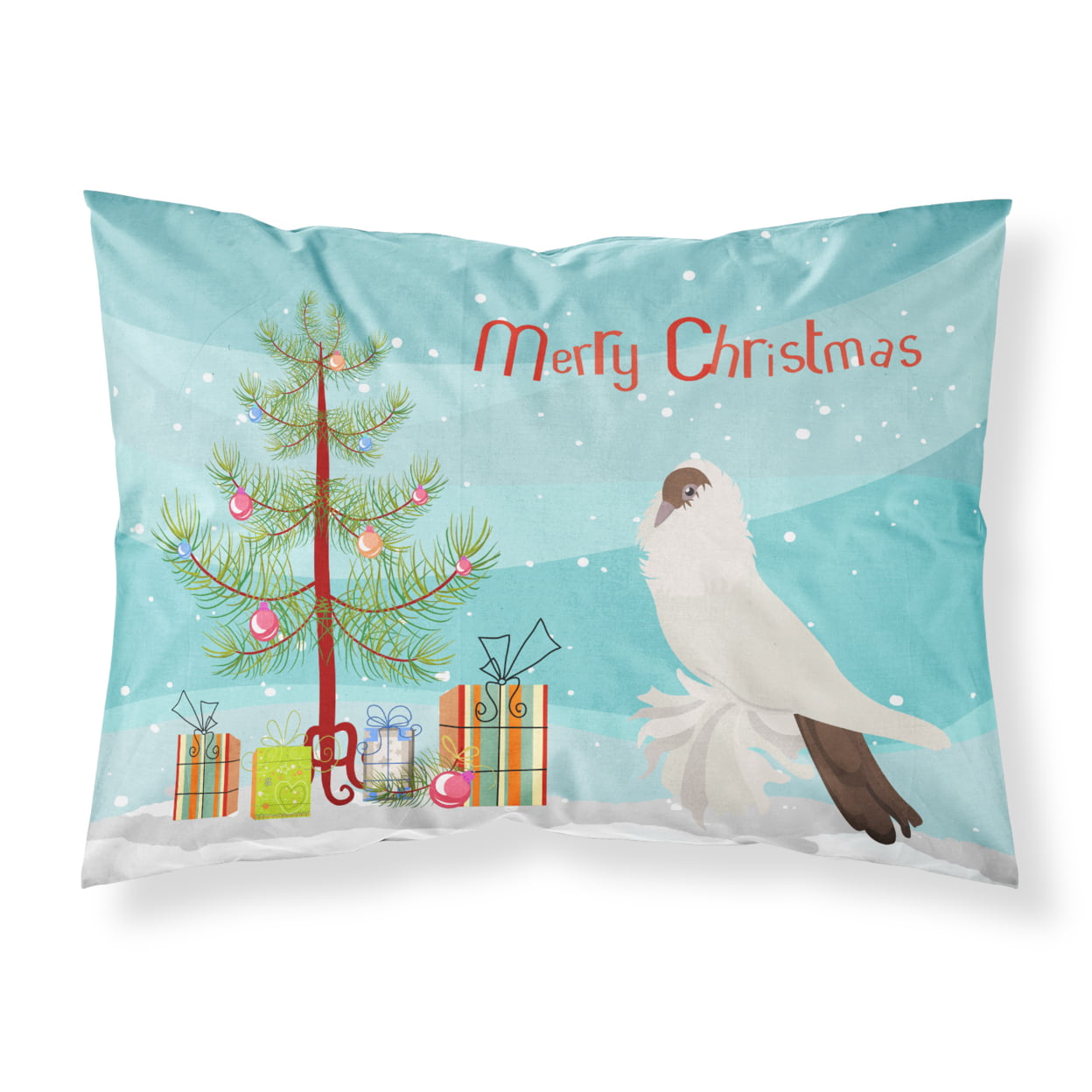 BB9311PILLOWCASE German Helmet Pigeon Christmas Fabric Standard Pillowcase