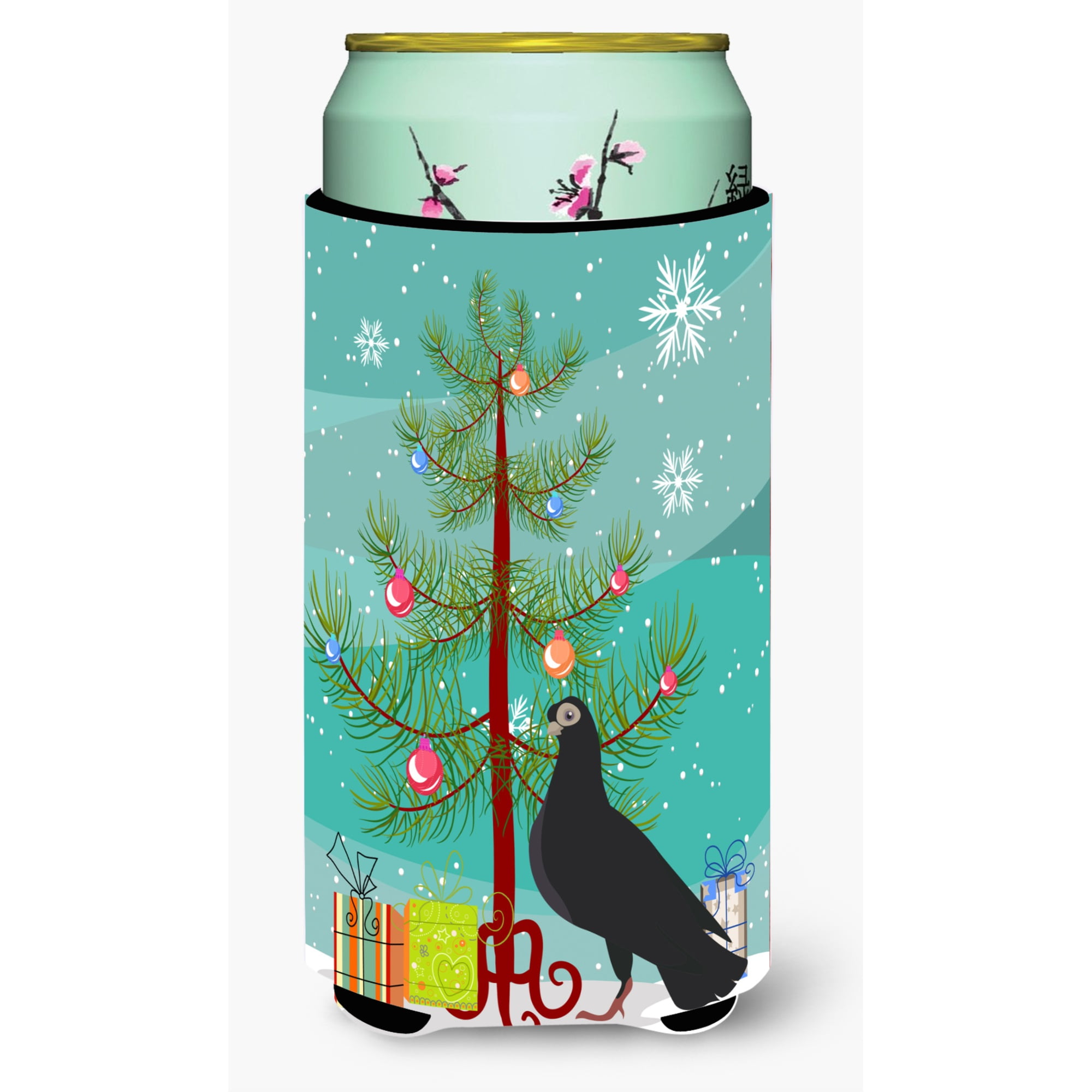 Budapest Highflyer Pigeon Christmas Tall Boys Beverage Insulator Hugger
