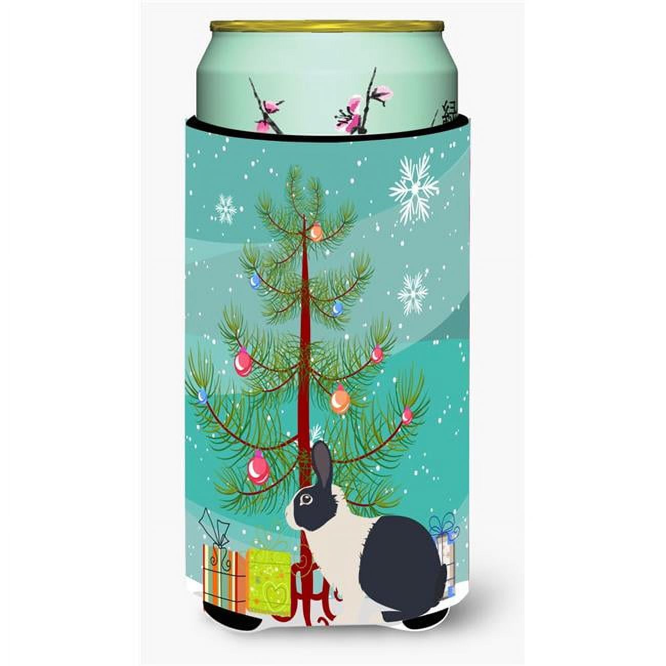 Dutch Rabbit Christmas Tall Boy Beverage Insulator Hugger