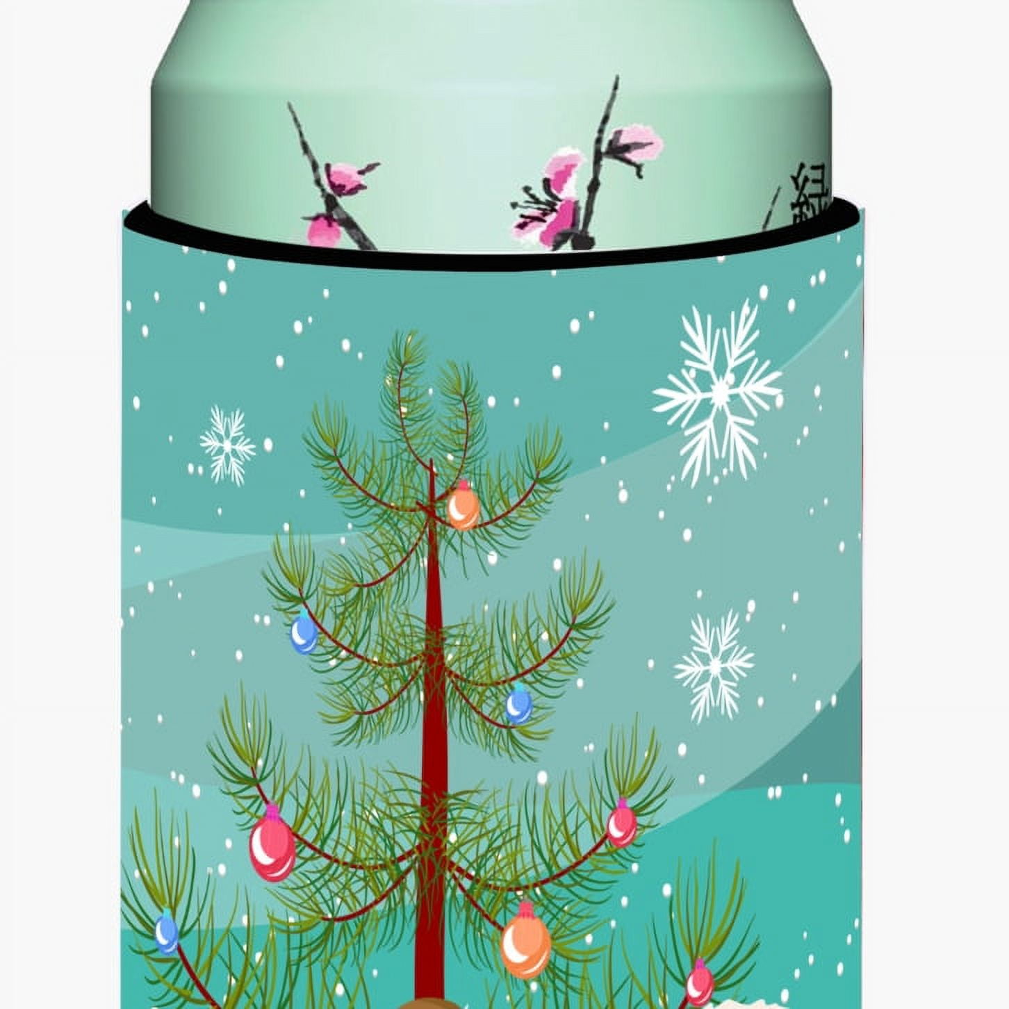 Jacob Sheep Christmas Tall Boy Beverage Insulator Hugger