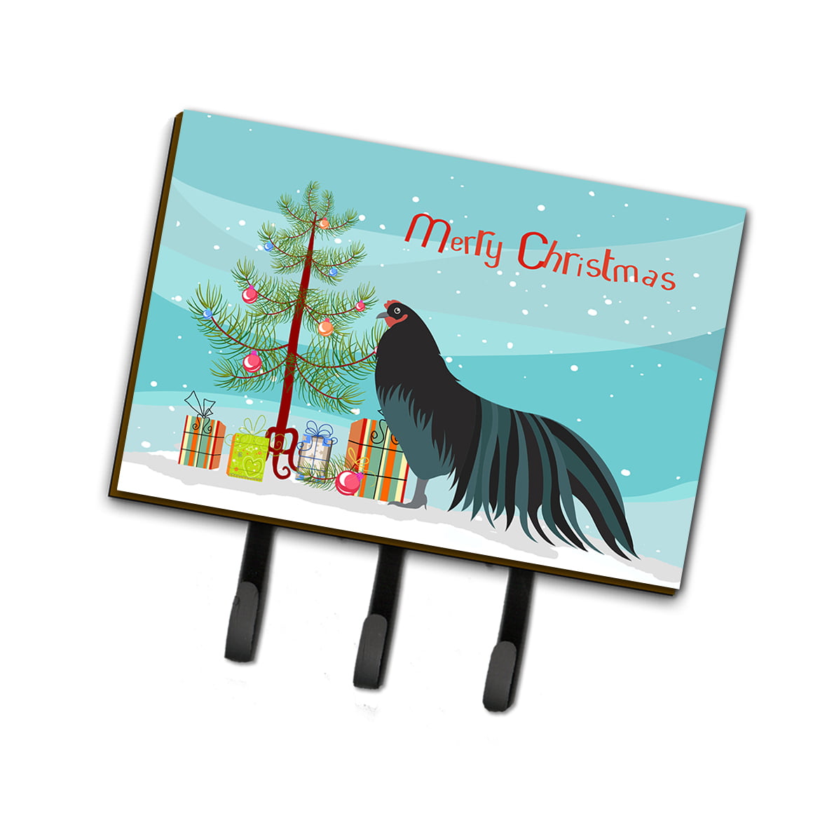 BB9200TH68 Sumatra Chicken Christmas Leash or Key Holder