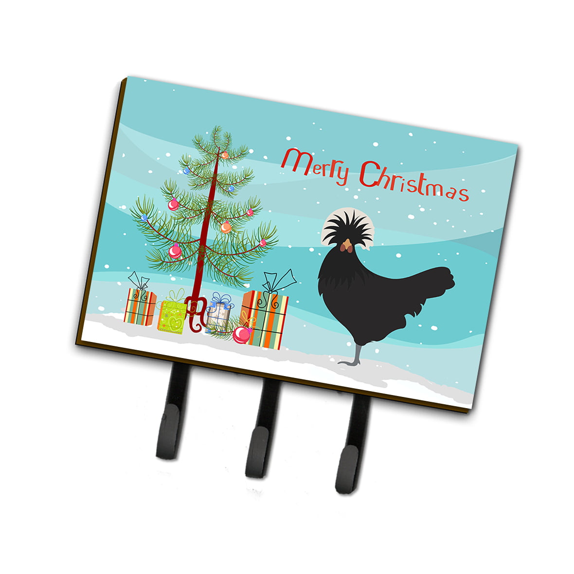 BB9201TH68 Polish Poland Chicken Christmas Leash or Key Holder