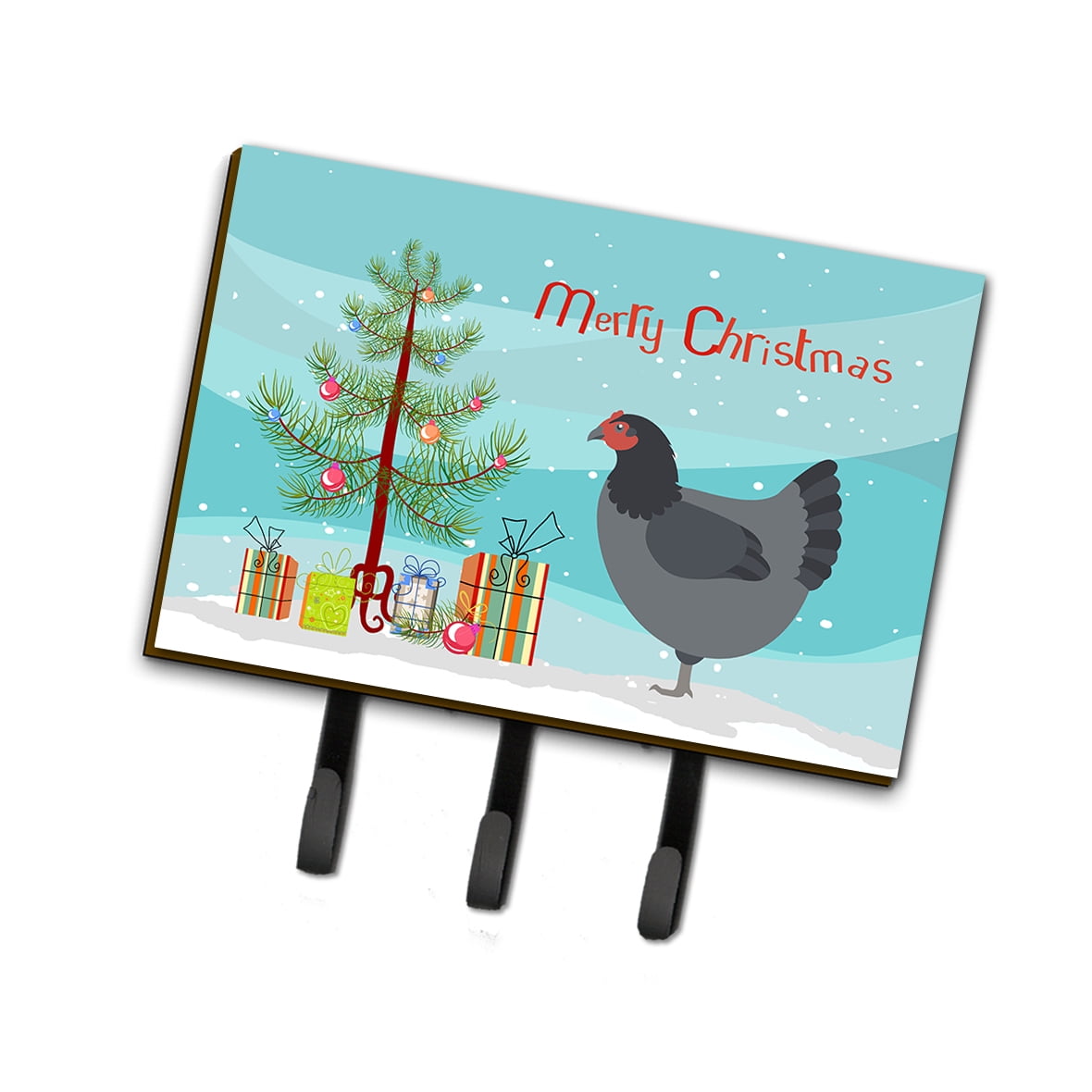 BB9202TH68 Jersey Giant Chicken Christmas Leash or Key Holder