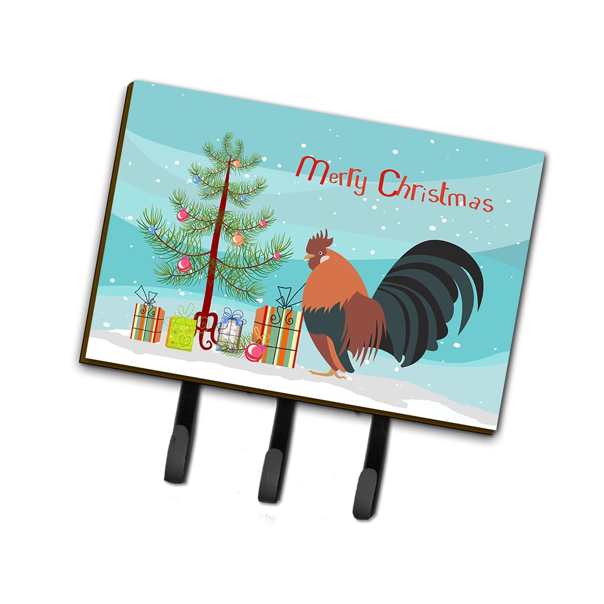 Dutch Bantam Chicken Christmas Leash or Key Holder