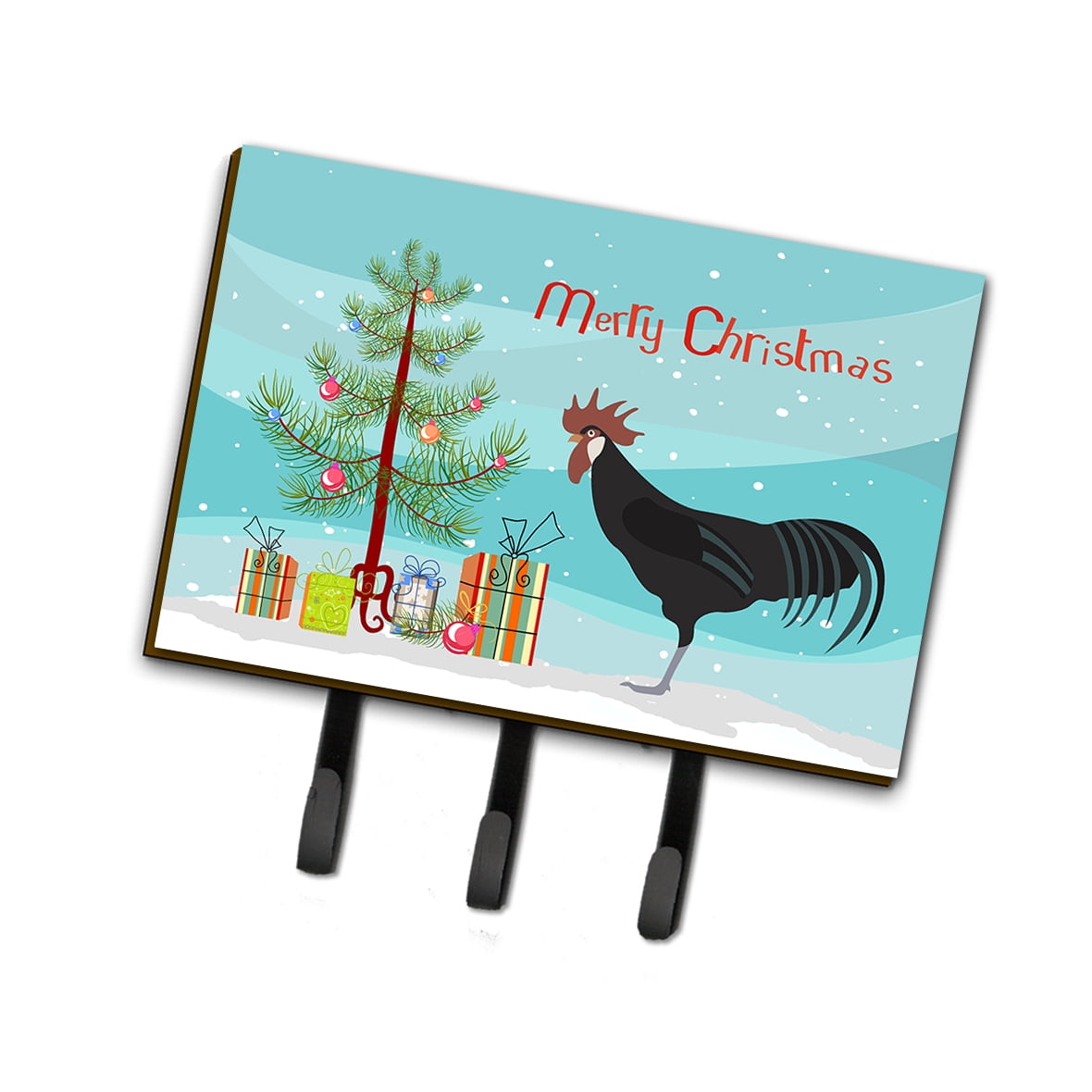 Picture of Carolines Treasures BB9208TH68 Minorca Ctalalan Chicken Christmas Leash or Key Holder