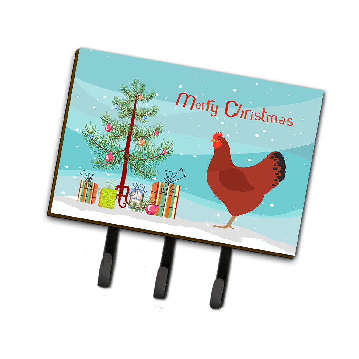BB9210TH68 New Hampshire Red Chicken Christmas Leash or Key Holder