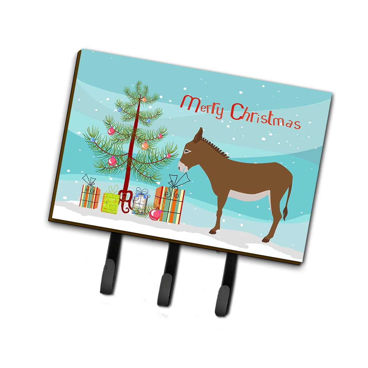 BB9216TH68 Cotentin Donkey Christmas Leash or Key Holder