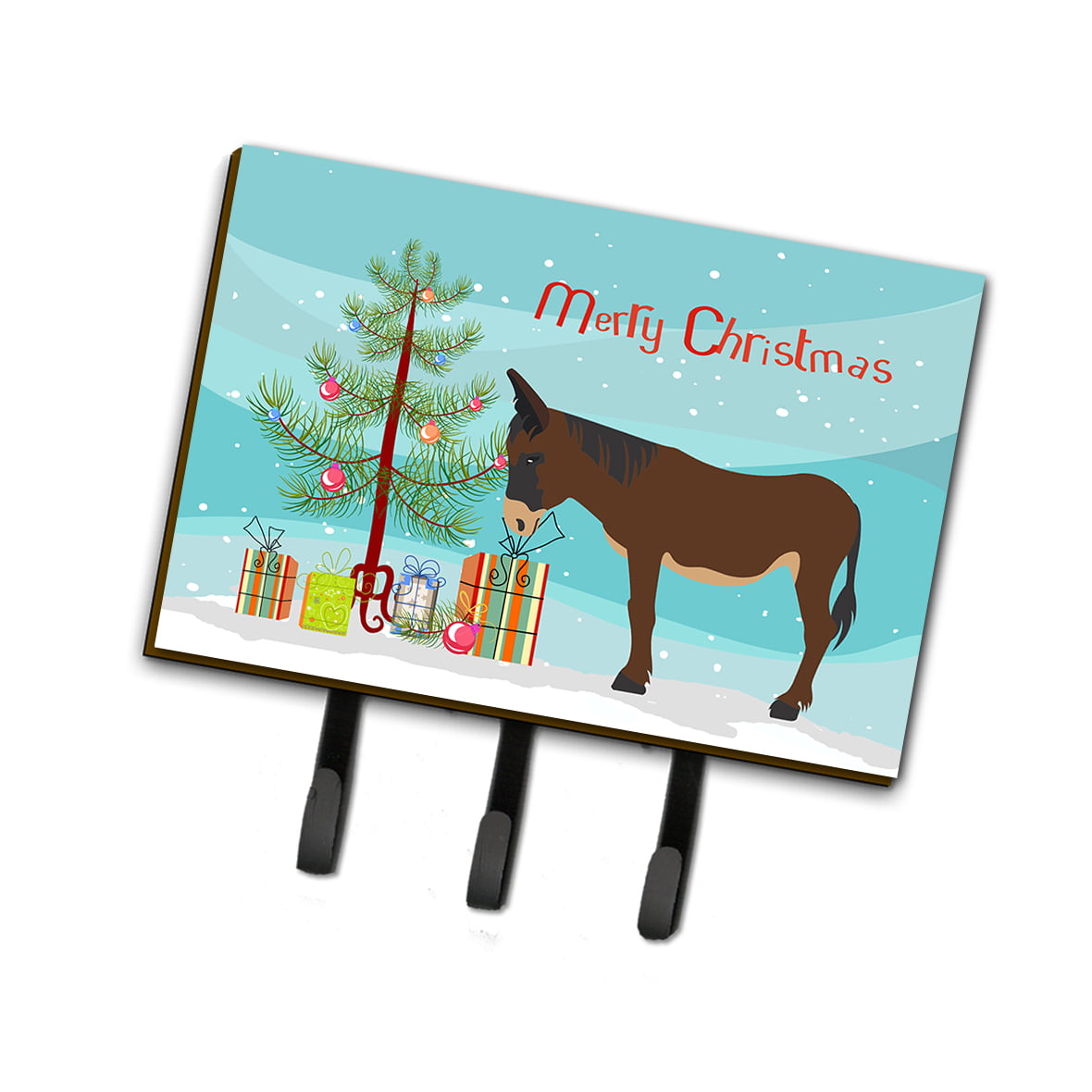 BB9220TH68 Zamorano-Leones Donkey Christmas Leash or Key Holder