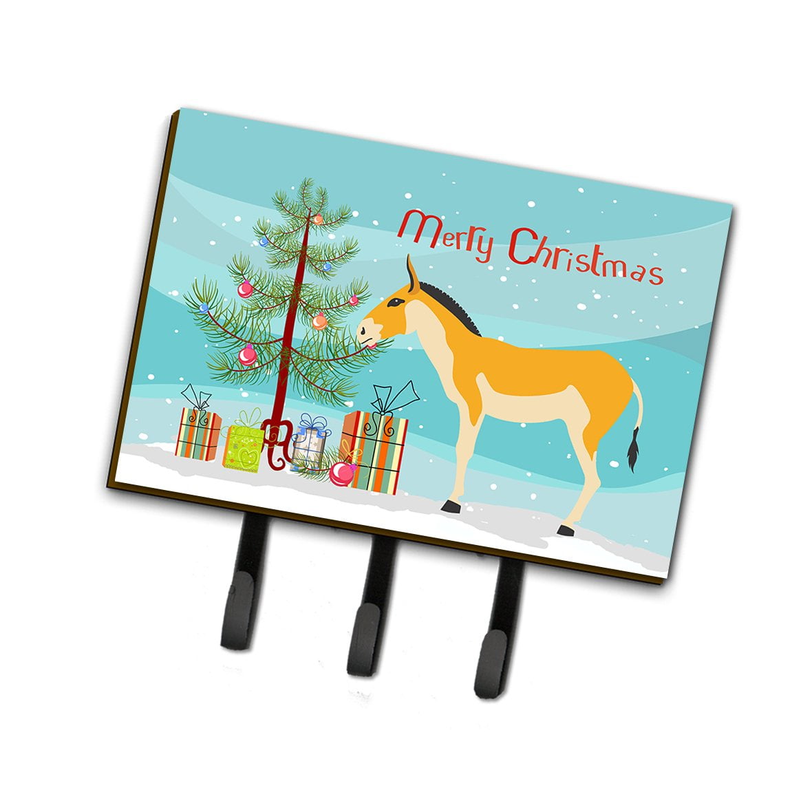 BB9221TH68 Turkmenian Kulan Donkey Christmas Leash or Key Holder