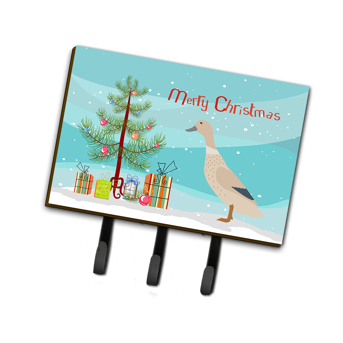 BB9225TH68 West Harlequin Duck Christmas Leash or Key Holder