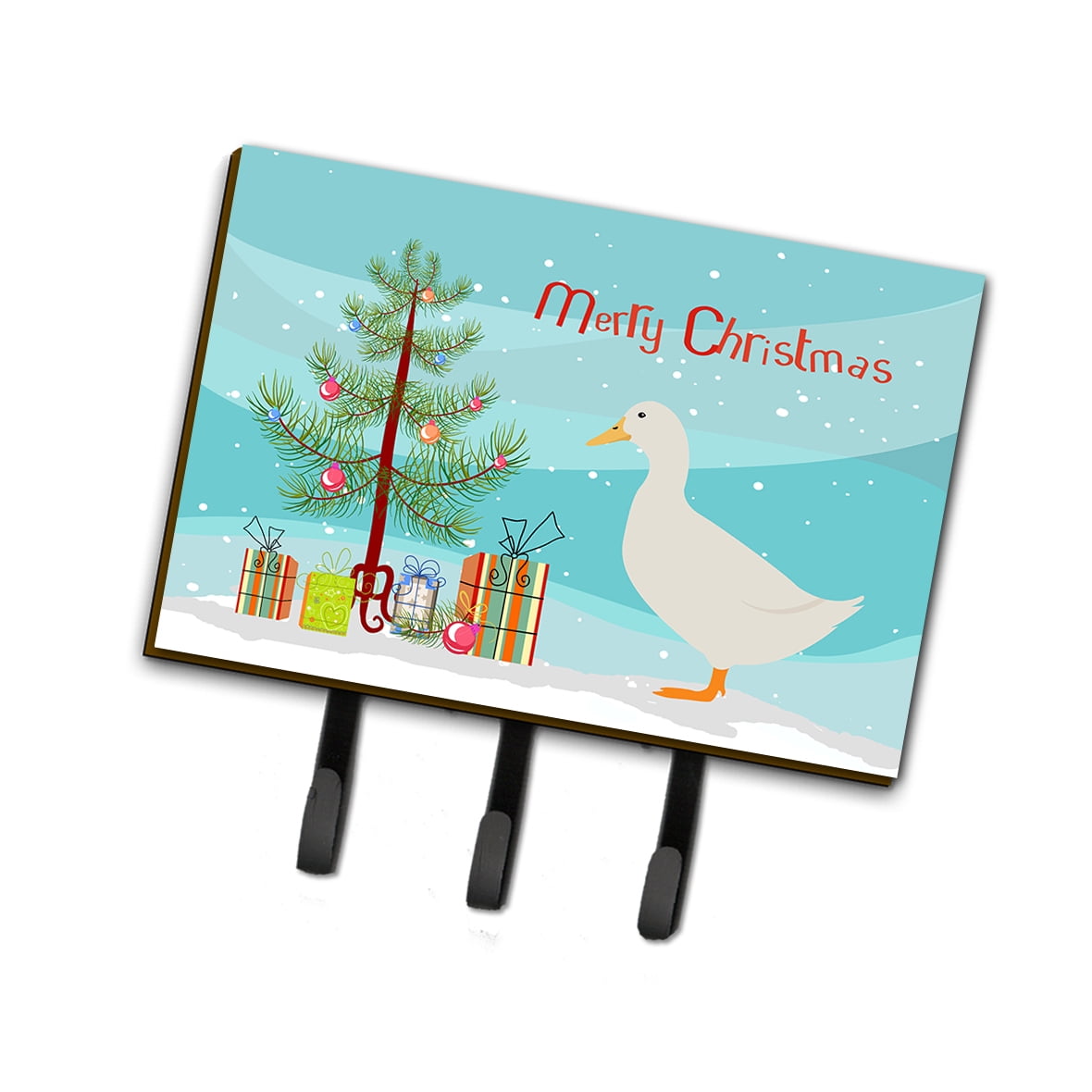 BB9227TH68 American Pekin Duck Christmas Leash or Key Holder