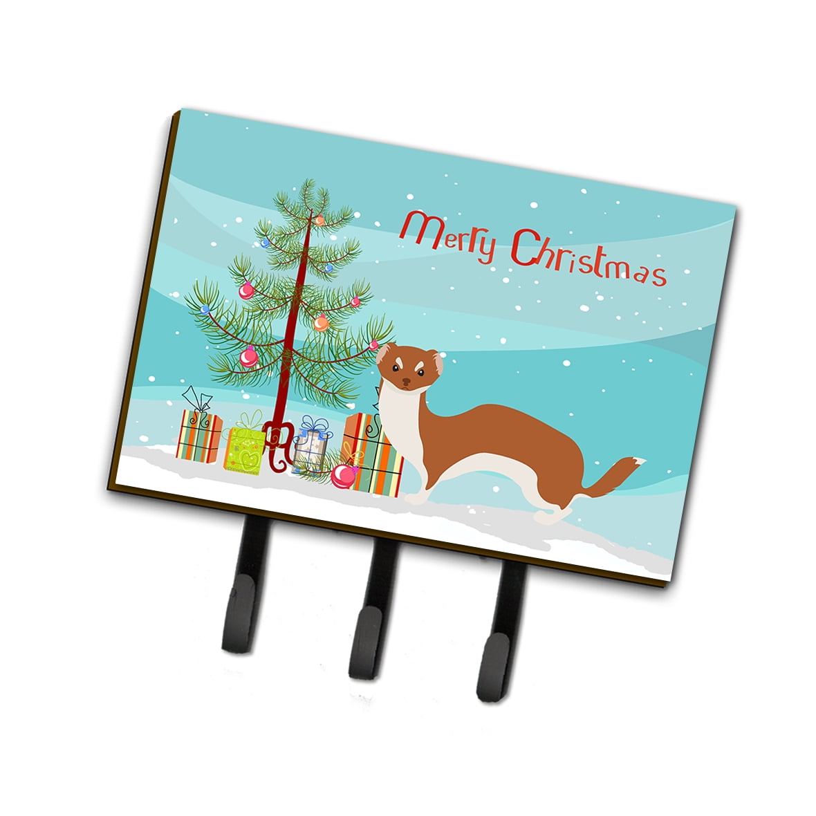 Weasel Christmas Leash or Key Holder