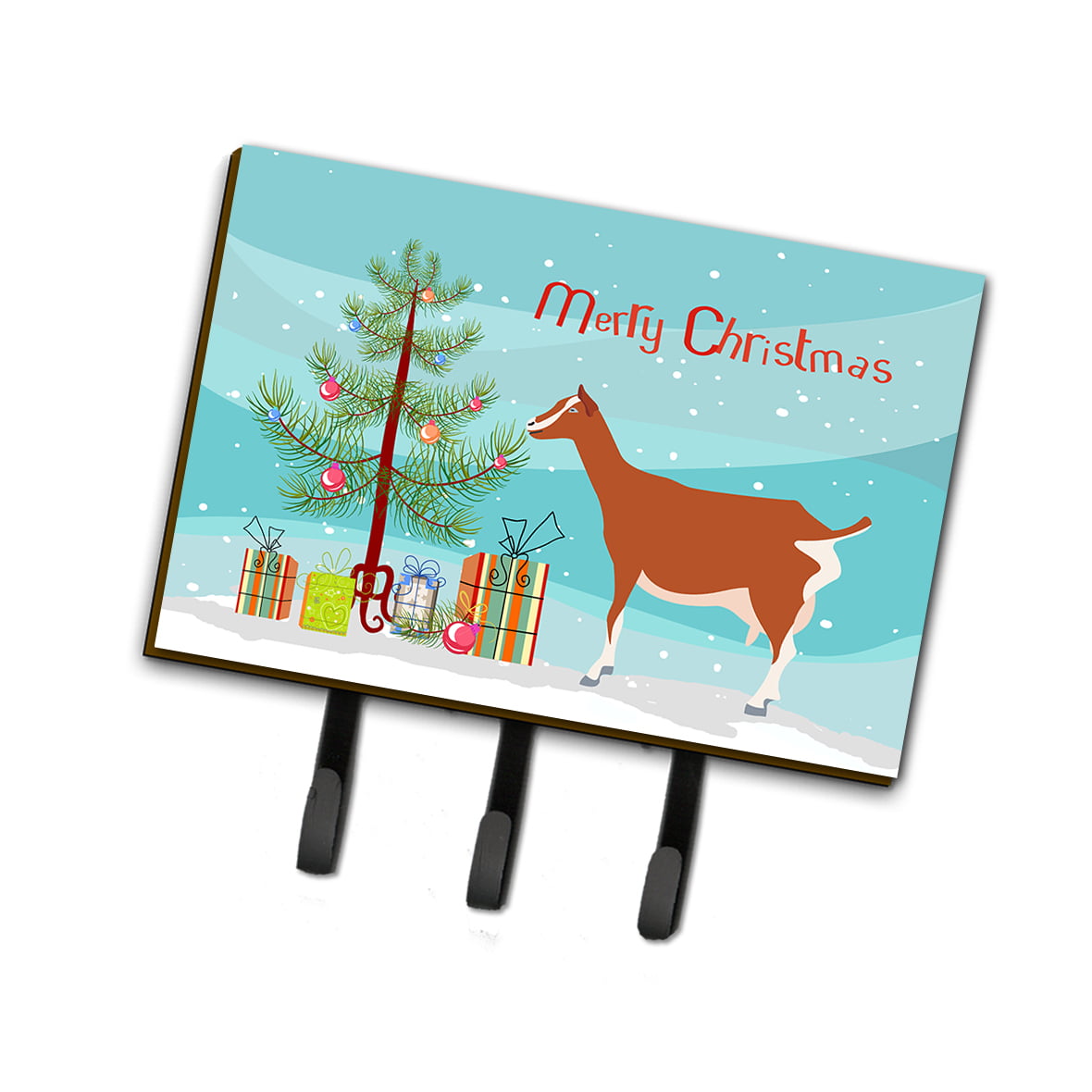 BB9248TH68 Toggenburger Goat Christmas Leash or Key Holder